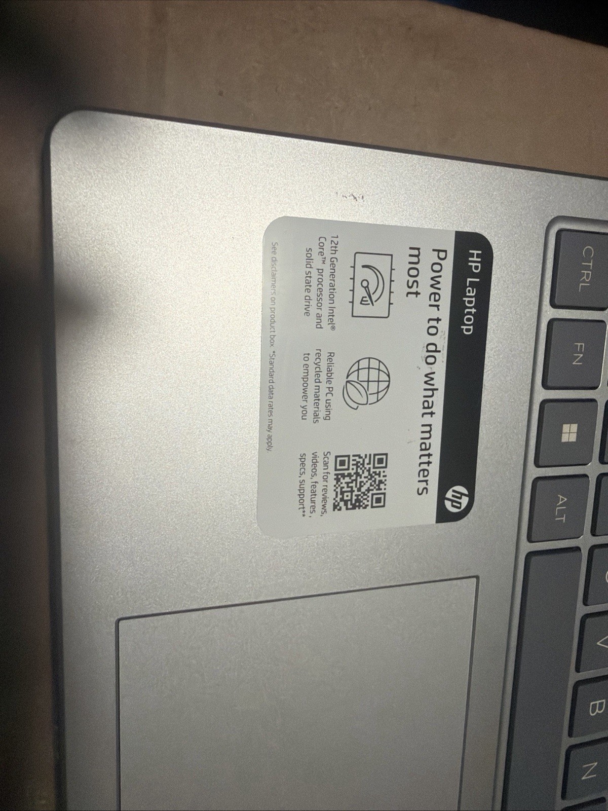 HP 15-fd0213nr 15.6″ Touch Laptop Intel Core i3-N305 8GB DDR5 RAM 256GB SSD