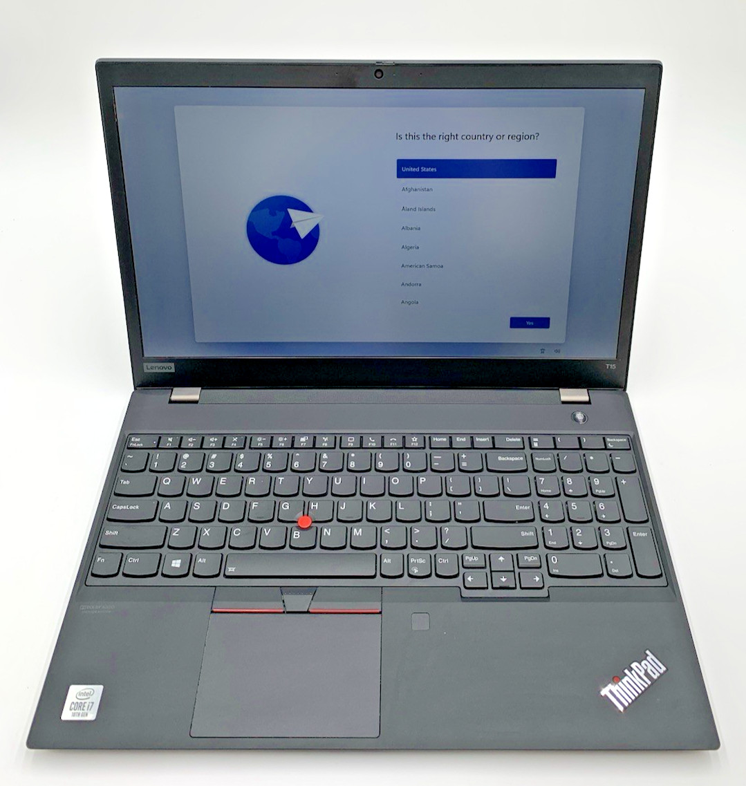 Lenovo ThinkPad T15 G1 15.6″ i7-10610U 1.8GHz 256GB SSD 24GB DDR4 Black Laptop C