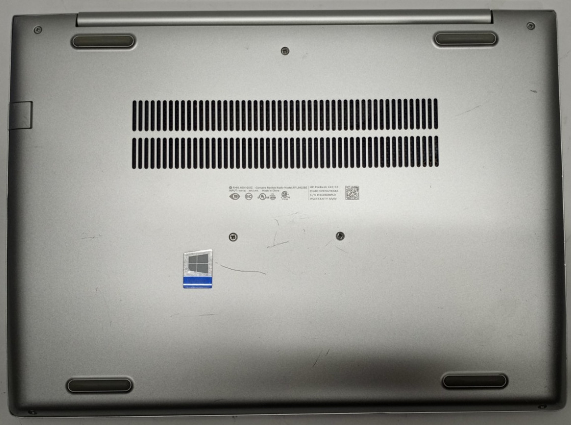 HP ProBook 440 G6 14″ i5-8265u@1.60GHz 8GB RAM Wi-Fi/BT No HDD No OS MC655*!