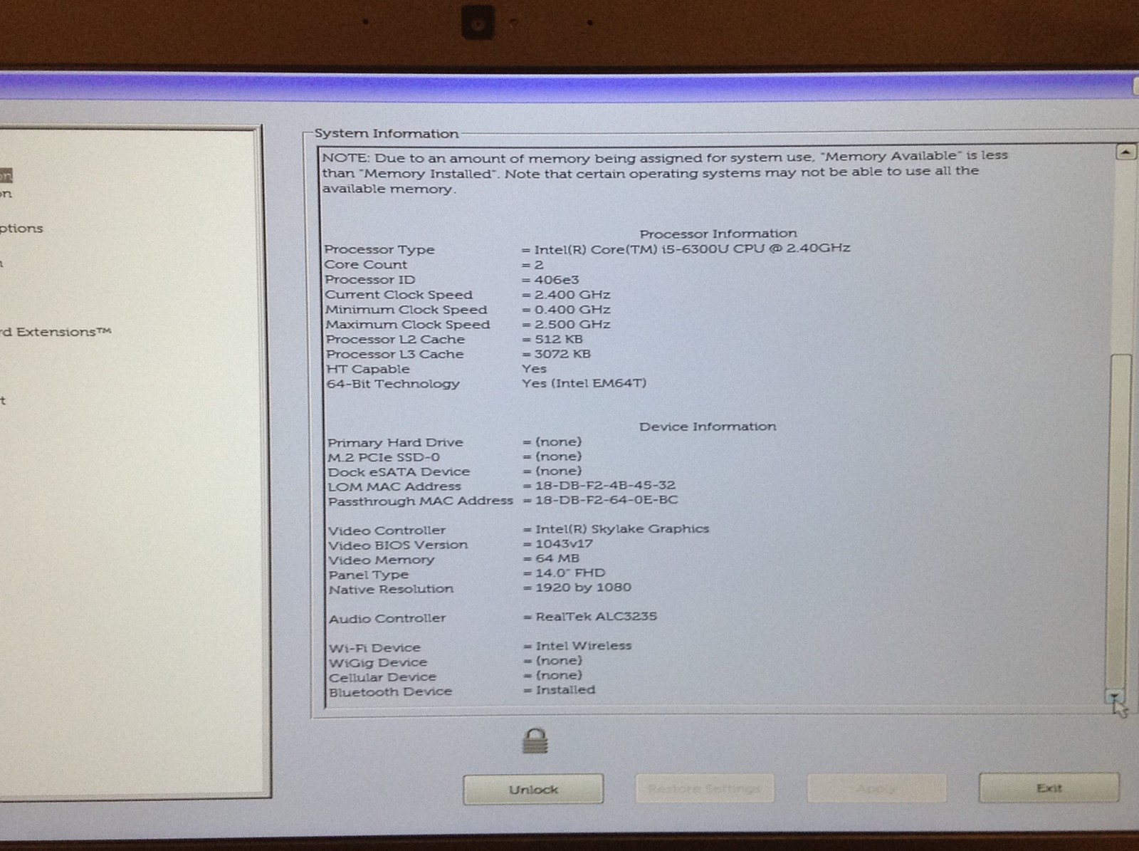 Dell Latitude E7470 Laptop i5-6300U 2.4GHz 14″ w/AC Adapter, No RAM,HD,FREE SHIP