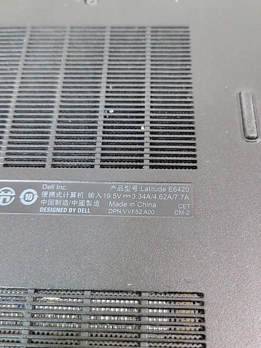 DELL LATITUDE E6420 PC Laptop INTEL CORE I5-2410M 4GB 250GB SEE NOTES