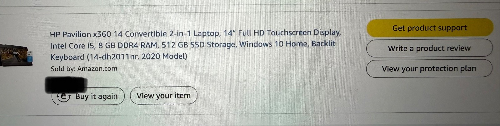 HP Pavilion x360 Convertible 2-in-1 Laptop, 14″ Full HD Silver and Black
