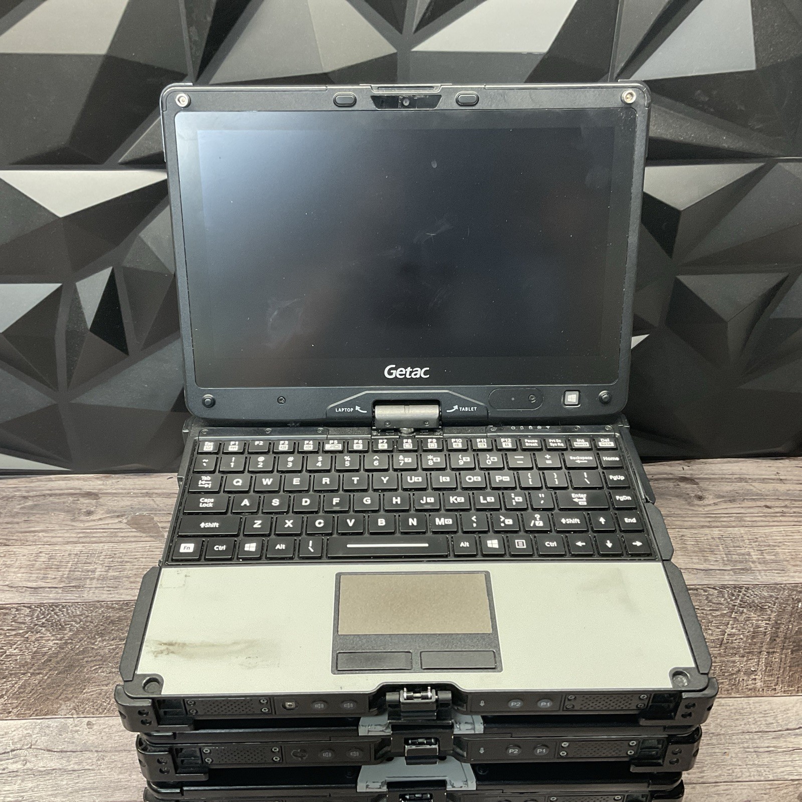 Lot of 4 GETAC V110 G3 / I5 6th / Rugged Laptop Tablet PC / A10
