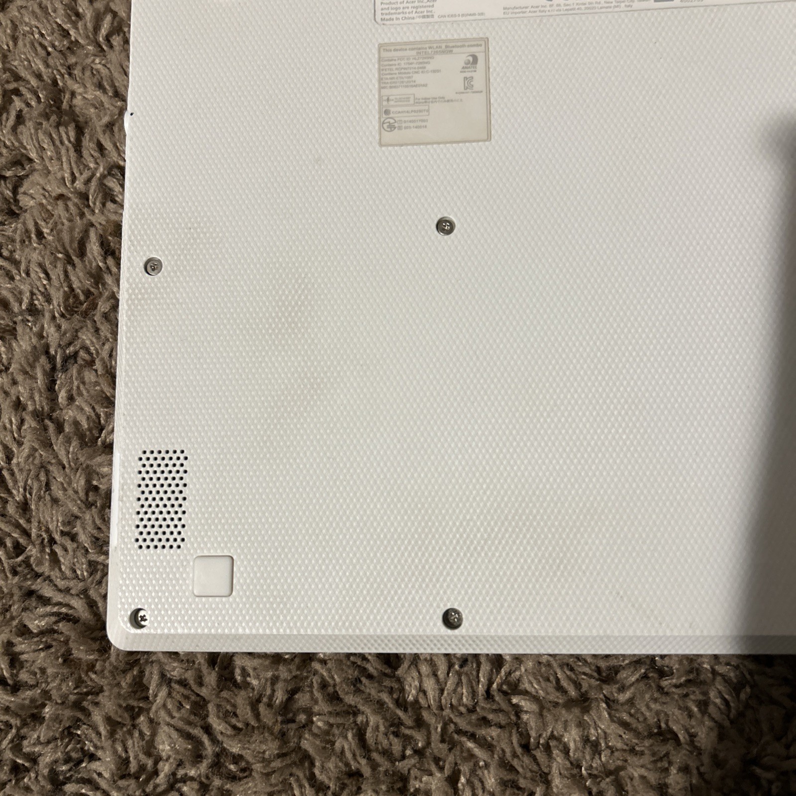 Acer Chromebook 11 CB3-131 11.6″ White Laptop – With Charger – Tested & Working