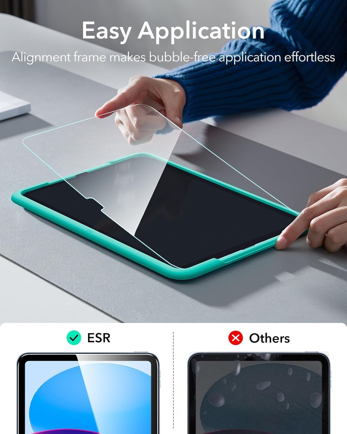 ESR 2 Pack Screen Protector for iPad A16 11th/10th Generation (11 Inch/10.9)