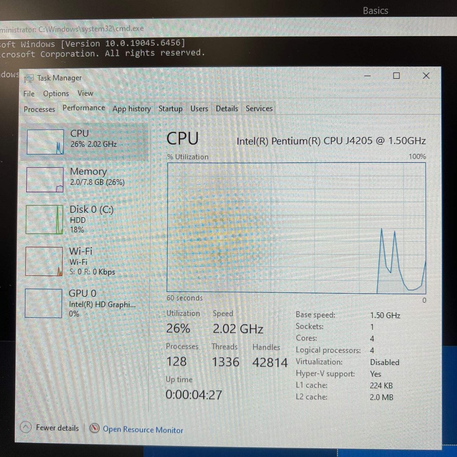 HP Intel Pentium J4205 8GB RAM 1TB