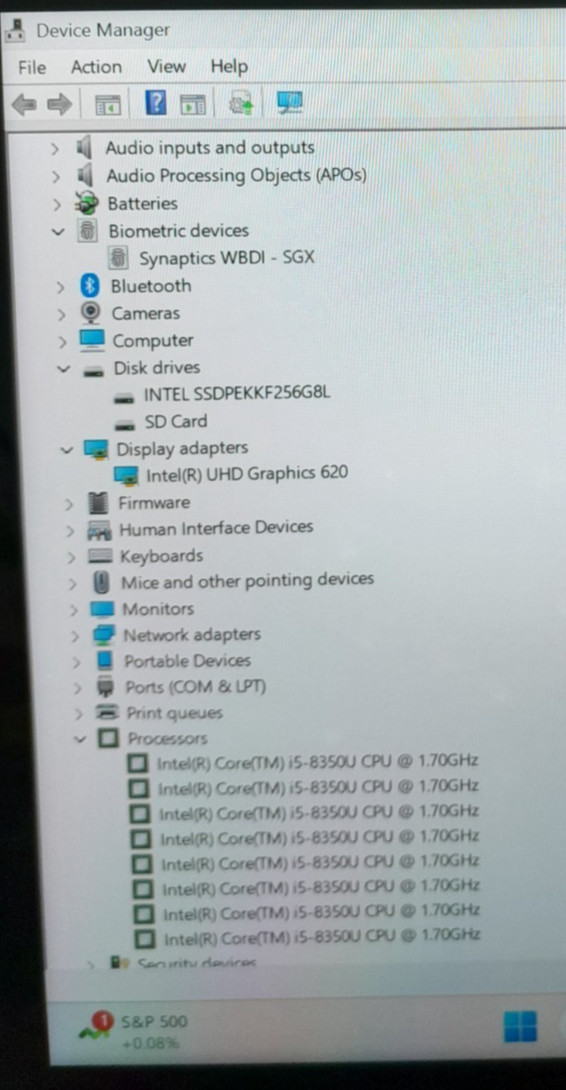 Lenovo X1 Yoga 3rd Gen 14″ Touchscreen i5-8350U 1.7GHz 16GB RAM, 256GB SSD, W11