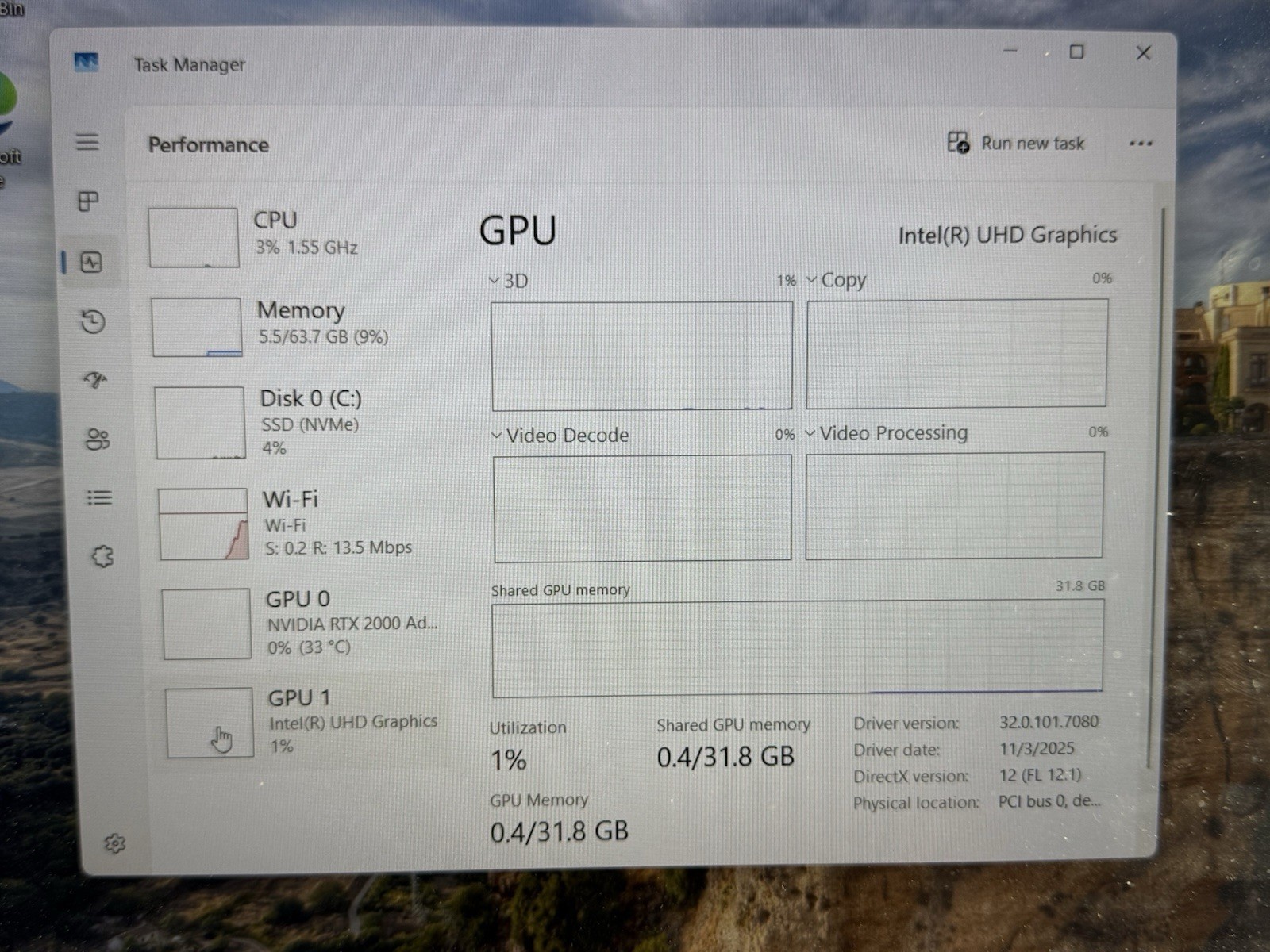 Dell Precision 7680 16″ i7-13850HX 64GB Ram 1TB SSD RTX 2000 Ada