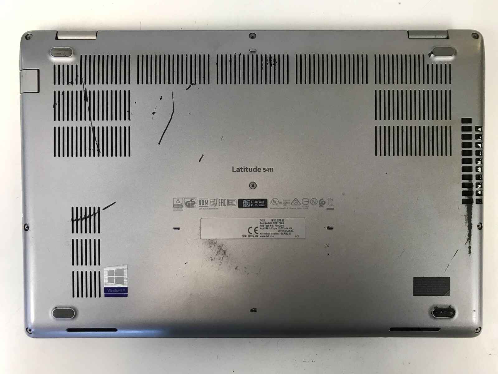 Dell Latitude 5411 / Intel Core i5-10400H 2.60GHz / 8GB RAM / 256GB SSD