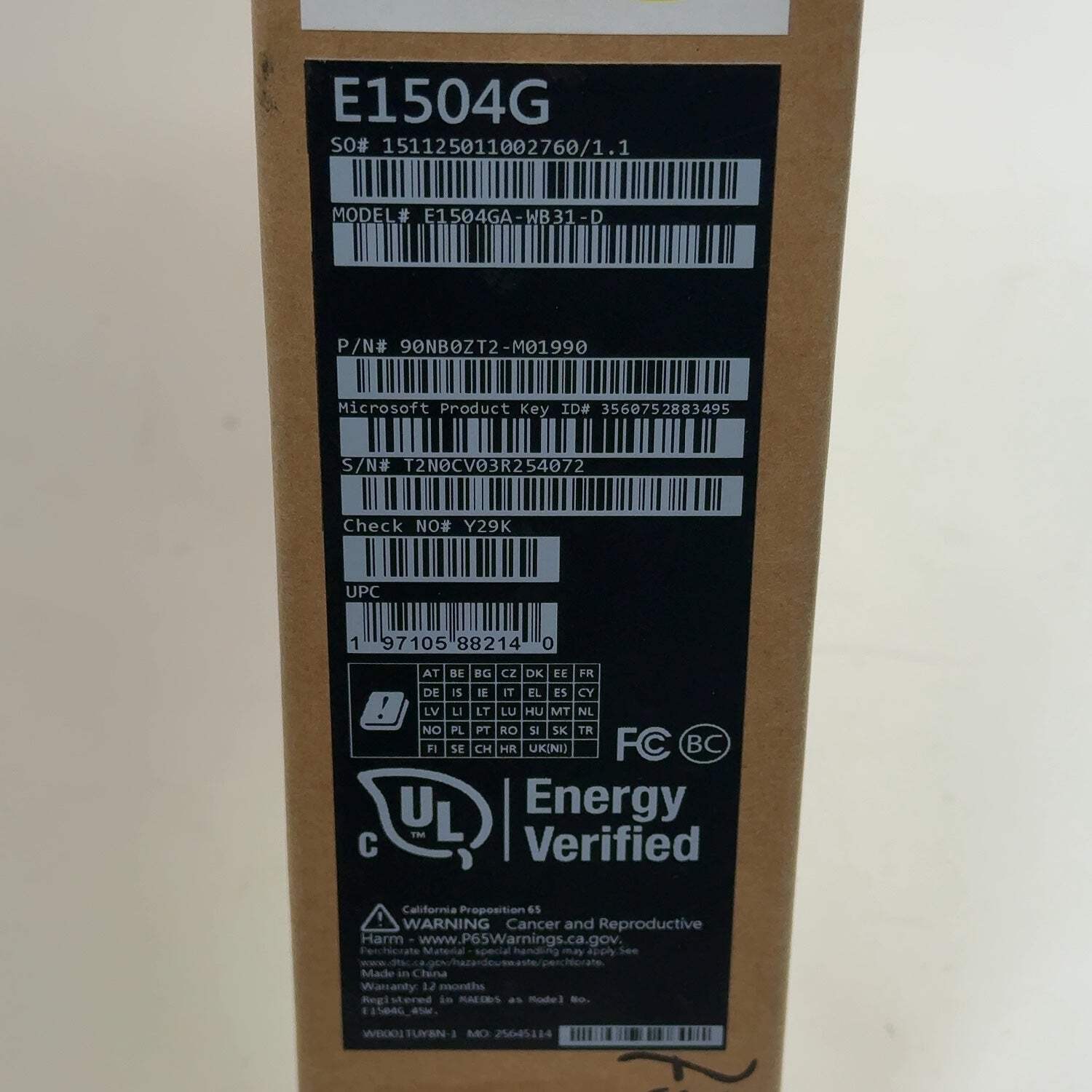 New Asus Vivobook Go 15 E1504G 15.6″ i3-N305 1.8GHz 8GB RAM 128GB SSD