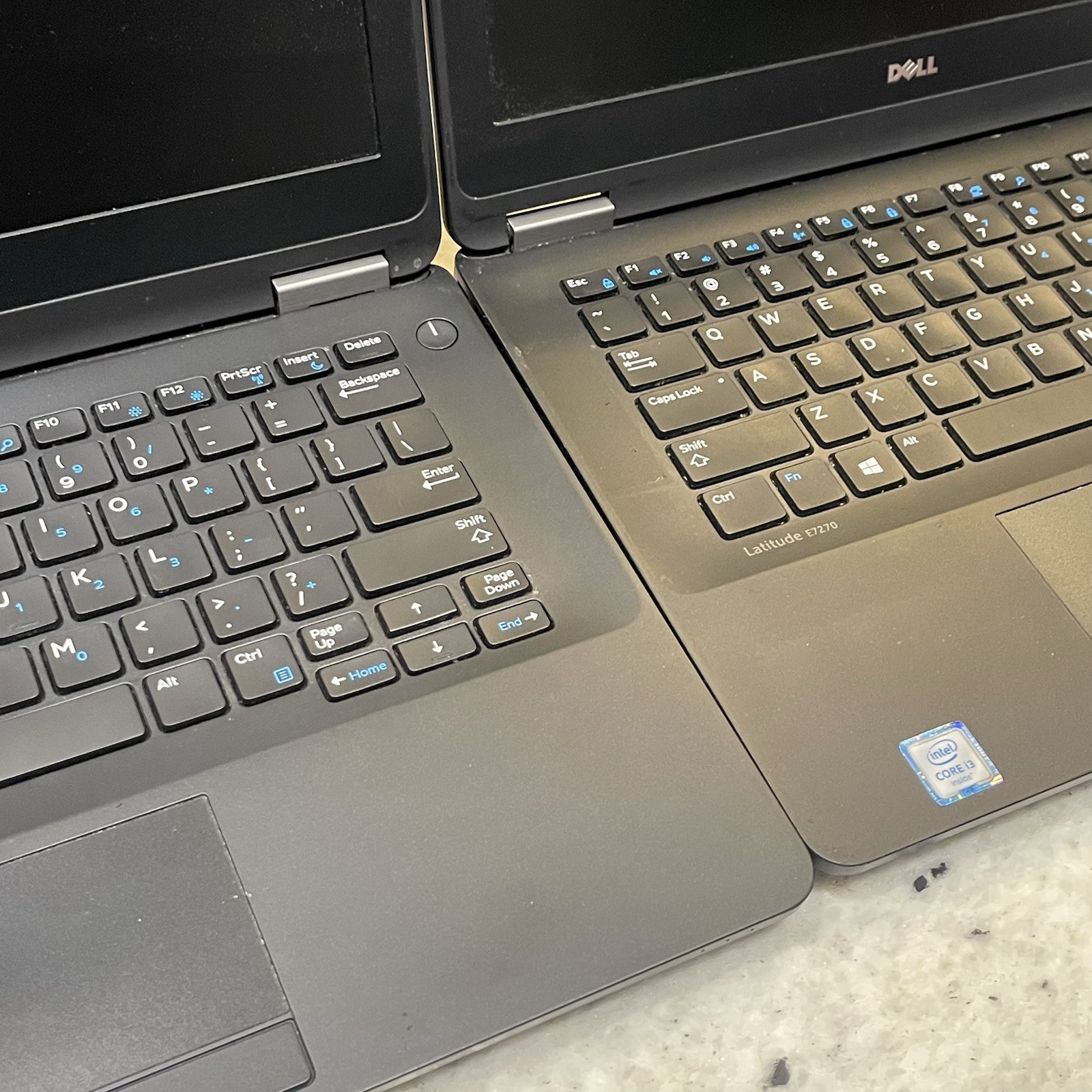 Lot 2 Dell Latitude E7270 12.5″ Laptops i3-6th No Ram No HDD Tested Boot To BIOS