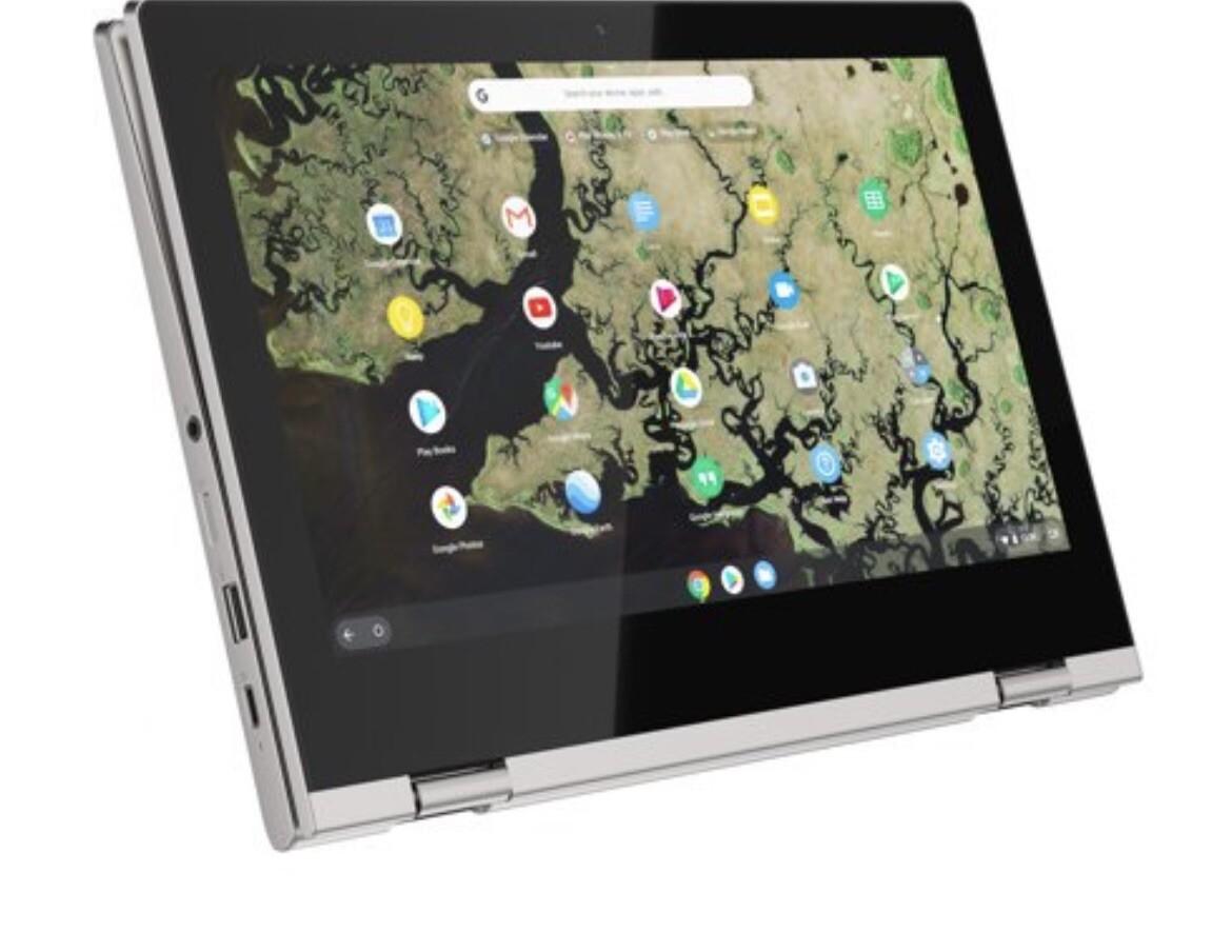 Lebovo C340 11.6” Celeron Touch 4GB/32GB Chromebook Chrome OS – Platinum Grey