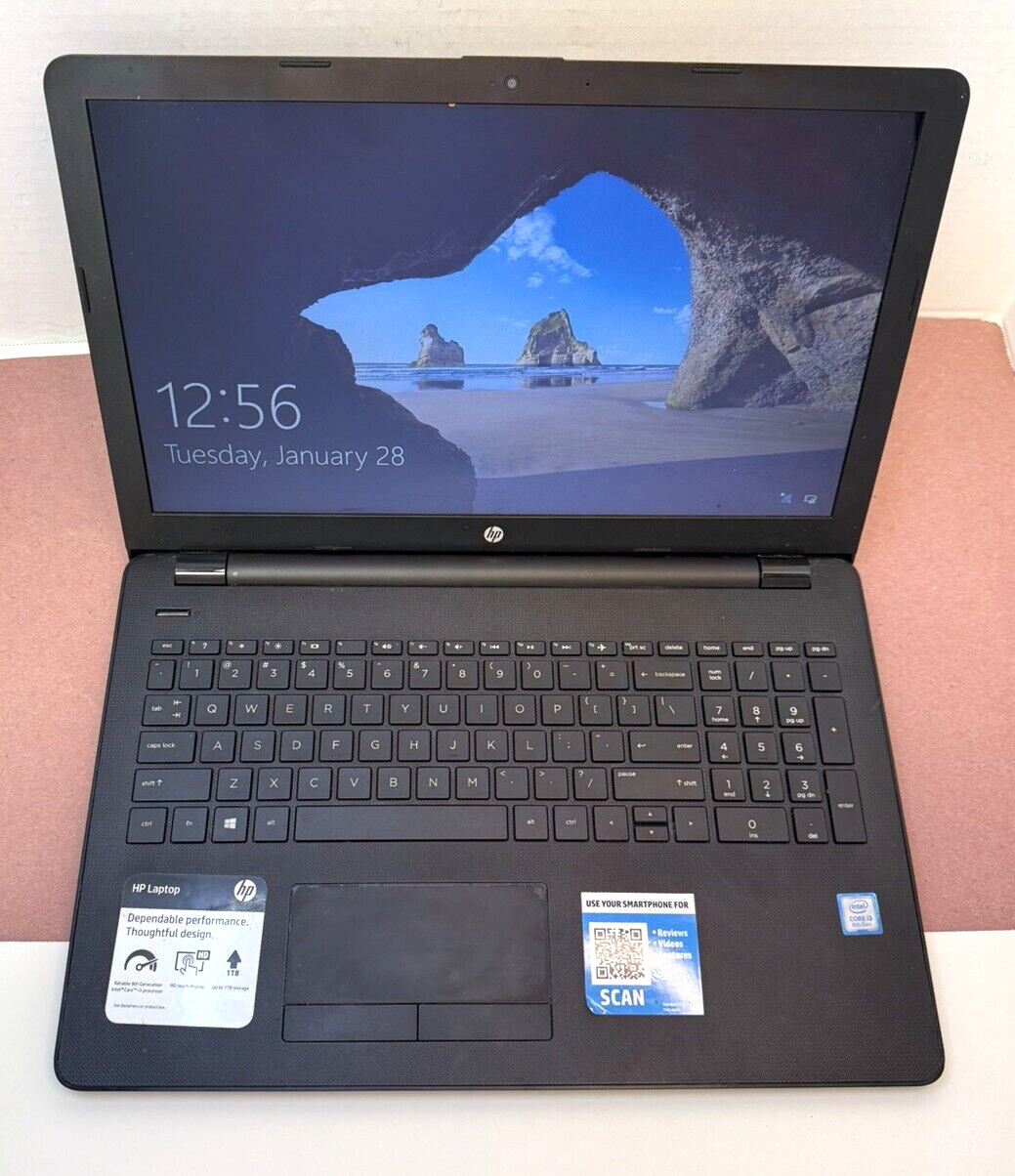 HP Notebook 15-bs113dx RTL8723DE IntelCore i3 2.2 GHz AS IS NOT WORKING L11