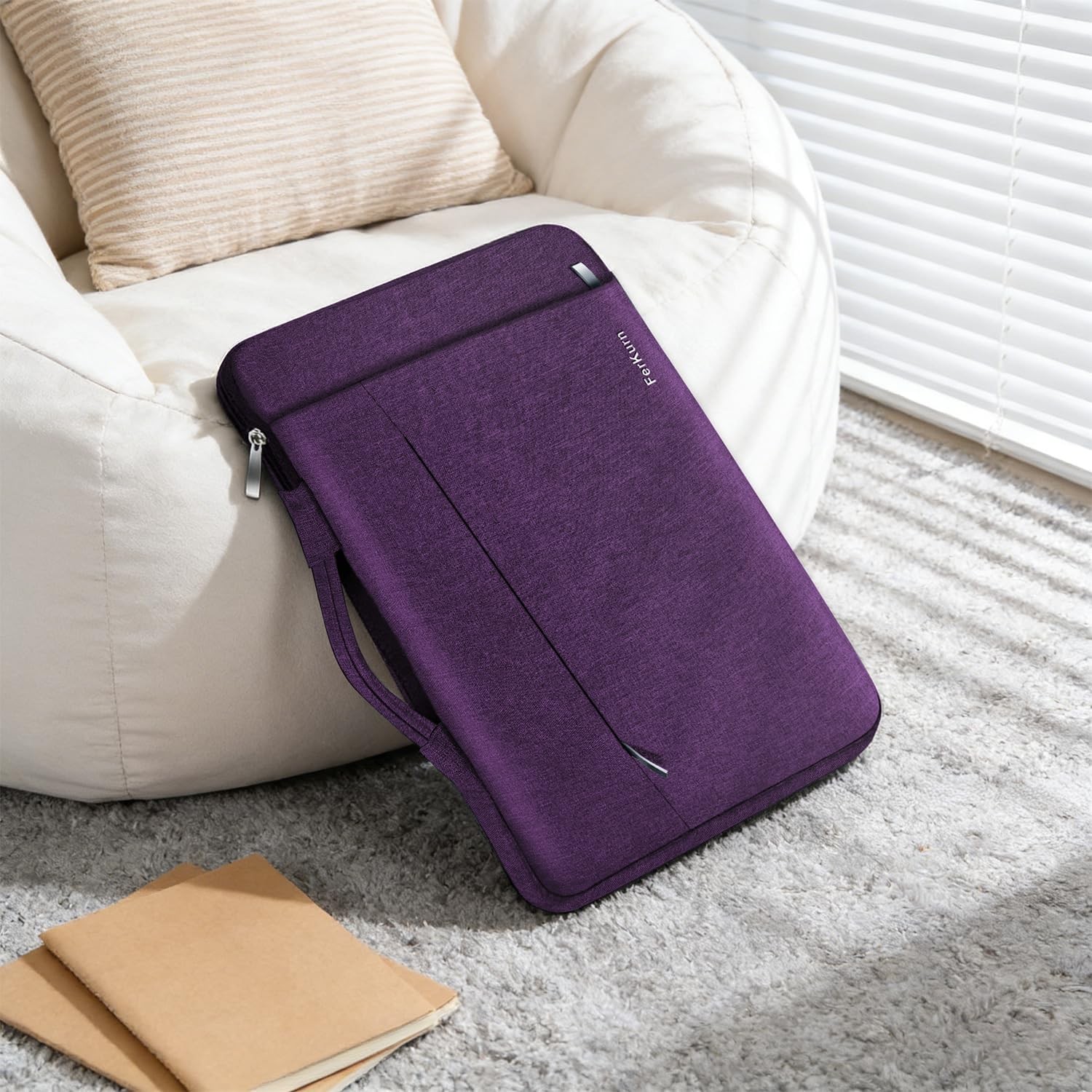 Laptop Case Sleeve for Men Women Chromebook Case 15.6 inch, Purple