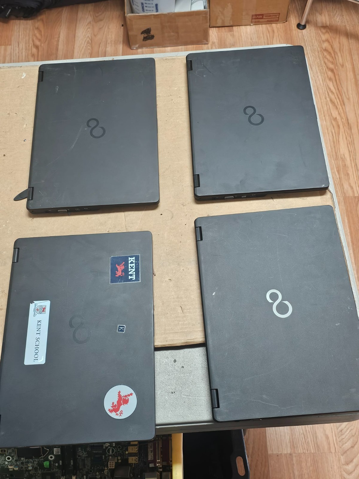 4x Lot FUJITSU LIFEBOOK U749 | Intel i5-8265U 4GB 256GB WiFi Webcam BT – Special