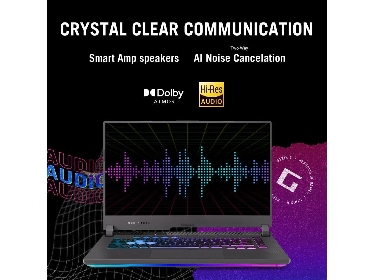 ROG Strix G15 (2022) Gaming Laptop, 15.6″ FHD 144Hz, Geforce RTX 3050, AMD Ryzen