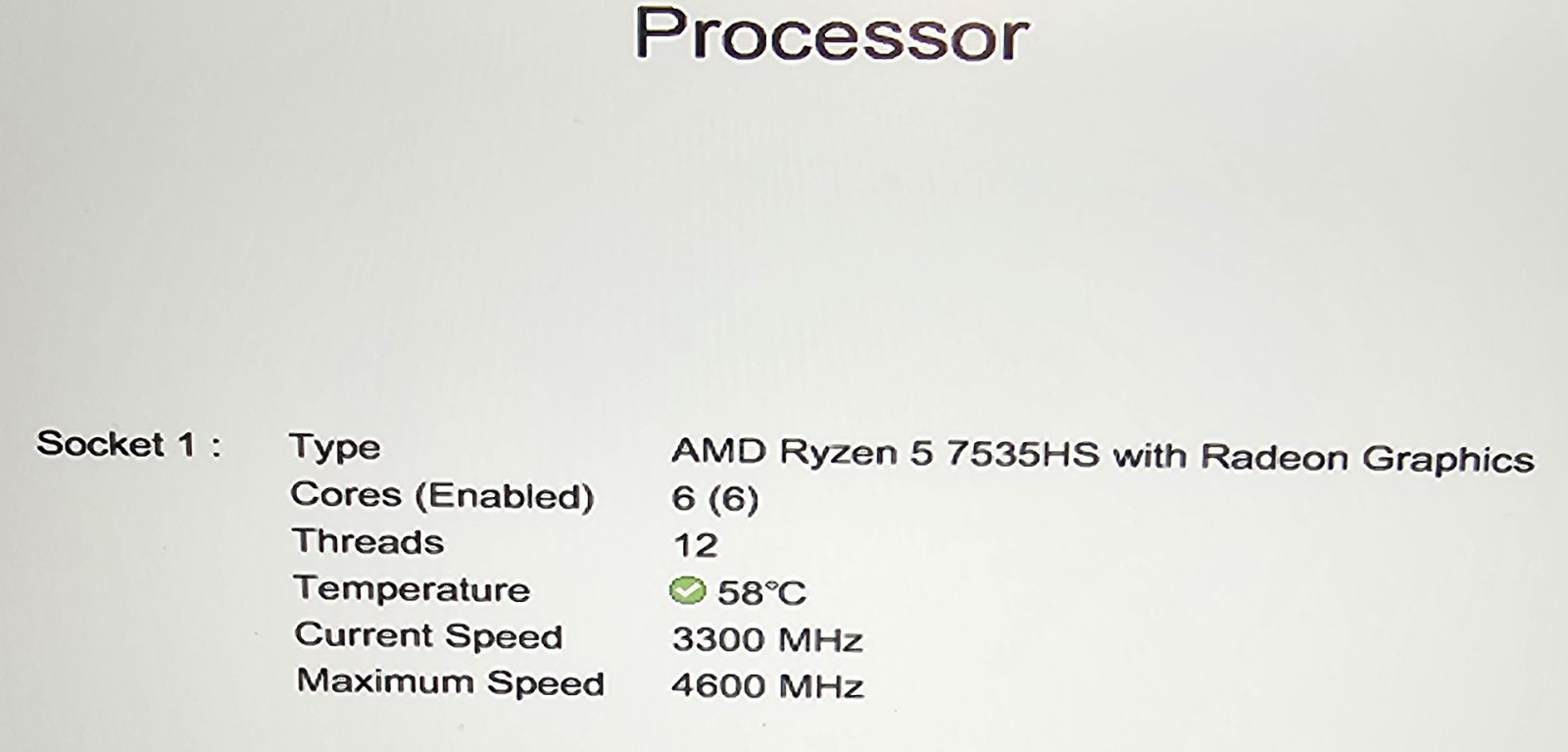 HP Victus 15-FB1013DX 15.6″ Ryzen 5 7535HS 3.3GHz 8GB DDR5 512GB NVME RTX 2050