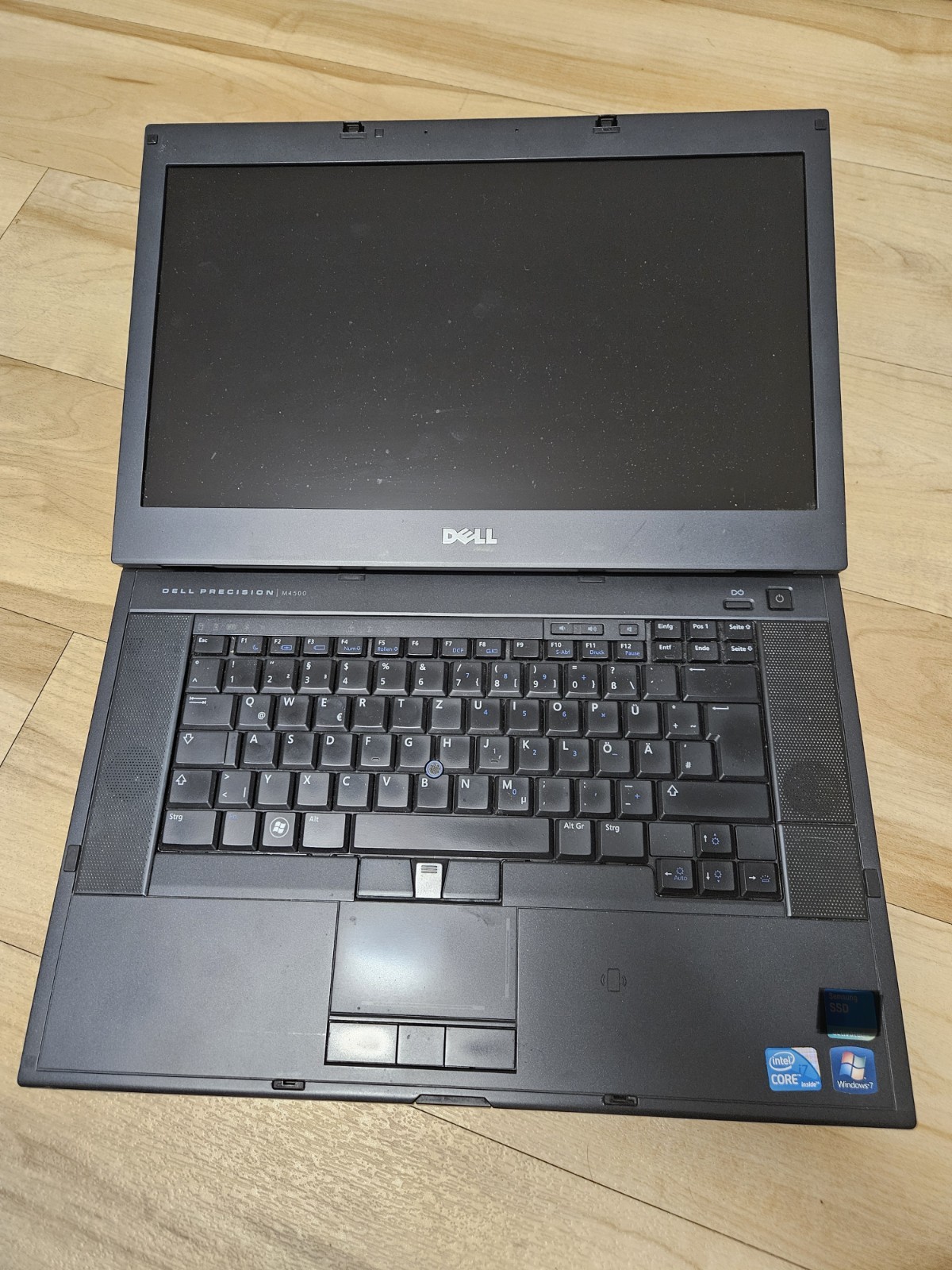 Gaming Dell Precision M4500 i7 Quadro Windows XP + 7 SSD Dual Boot Firewire