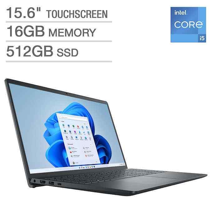 Dell 3530 Inspiron Touchscreen 15.6″ i5-1335U 512GB SSD 16GB Win11 i3530-5067BLK
