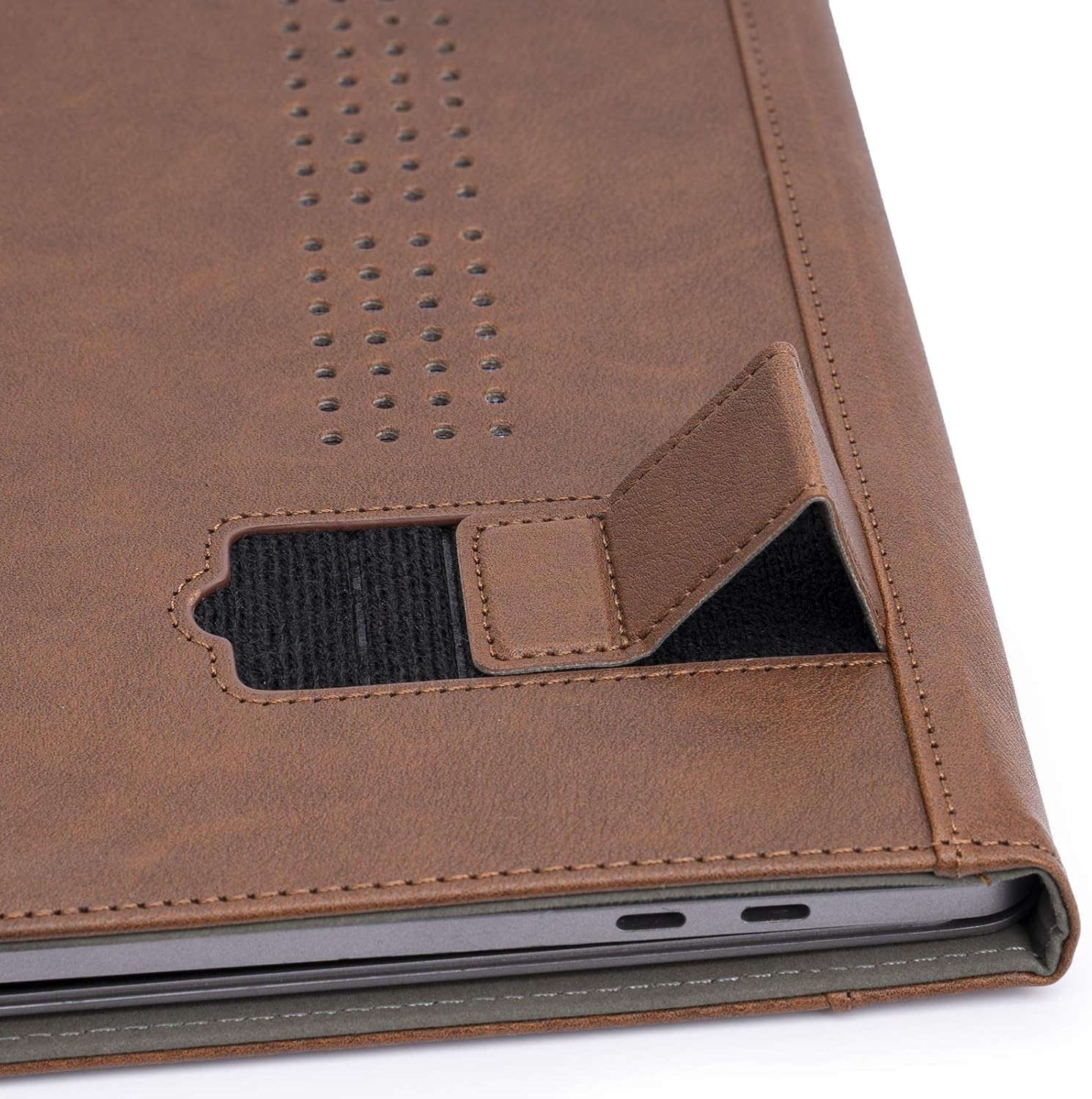 MacBook Pro Leather Case 15 Inch 2016-2019 Release (A1990 A1707) Dark Brown Slee