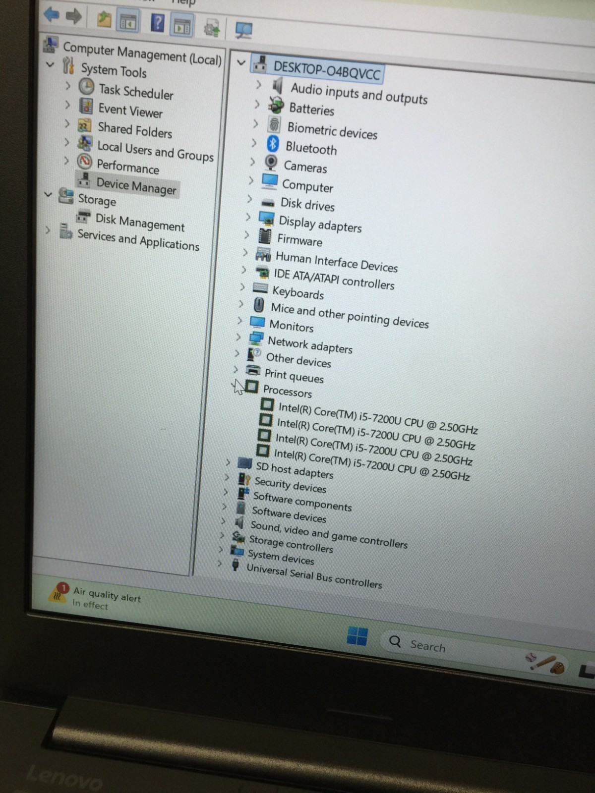 LENOVO ThinkPad E470 intel Core i5 7TH GEN 12GB RAM 120 GB SSD