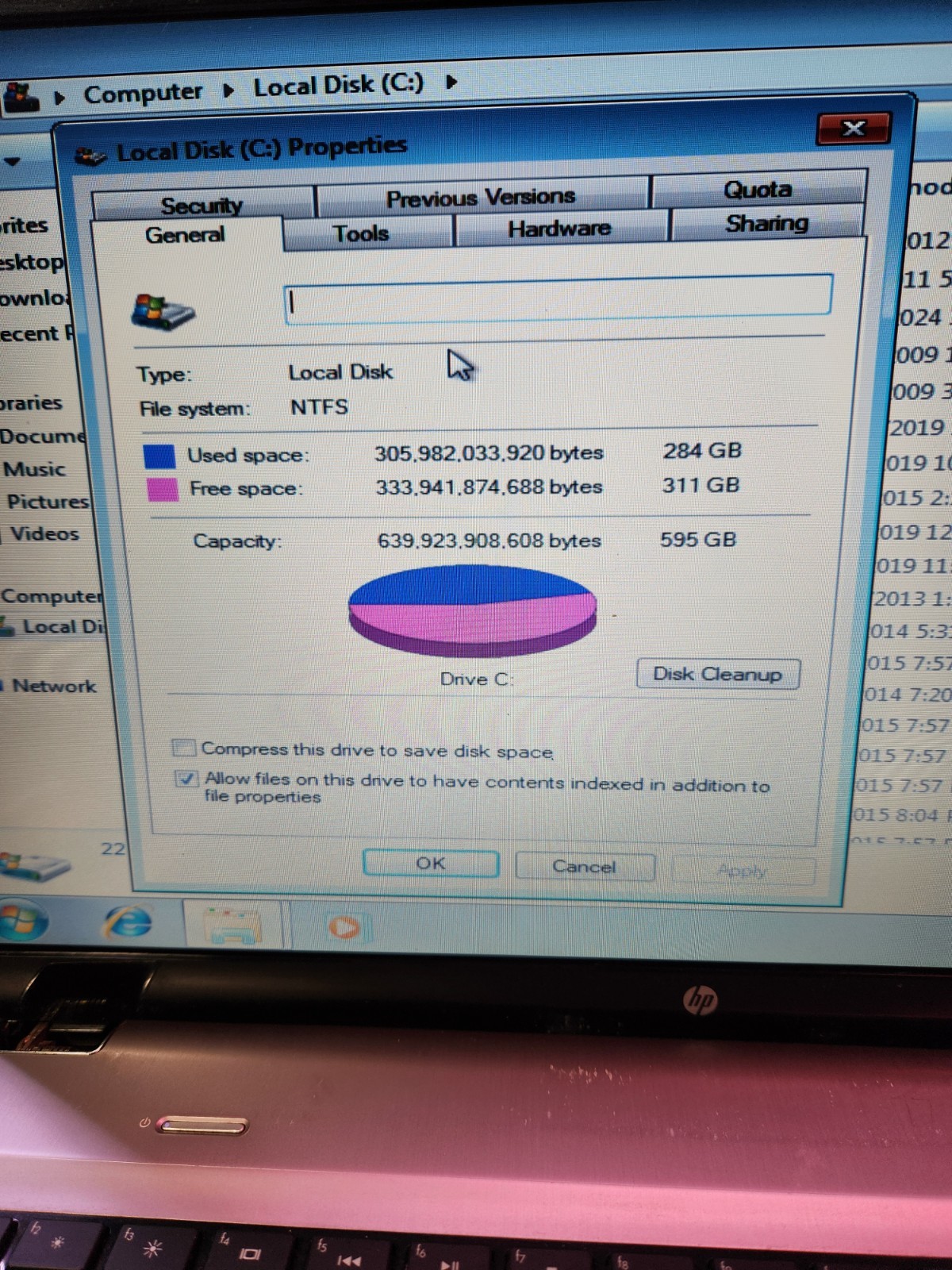 HP Laptop dv7, i5, 6MB ram, Win7Pro, **USED**