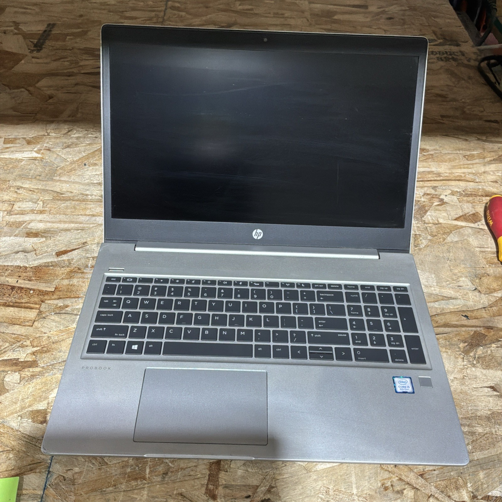HP ProBook 450 G6 Quad Core i5-8265U 1.60GHz No SSD No RAM For Parts – C416