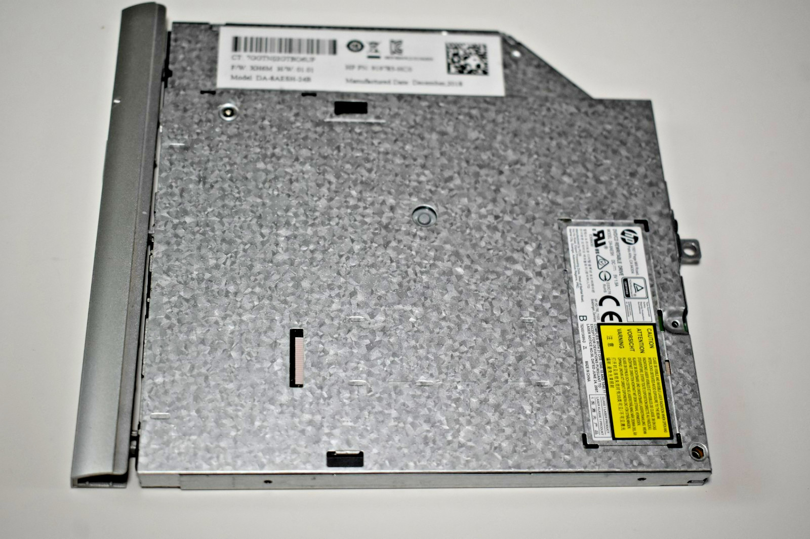 DVD CD DRIVE ONLY HP 15-da0032wm i3-8130U 1TB HDD Win 10 Silver READ DESCRIPTION