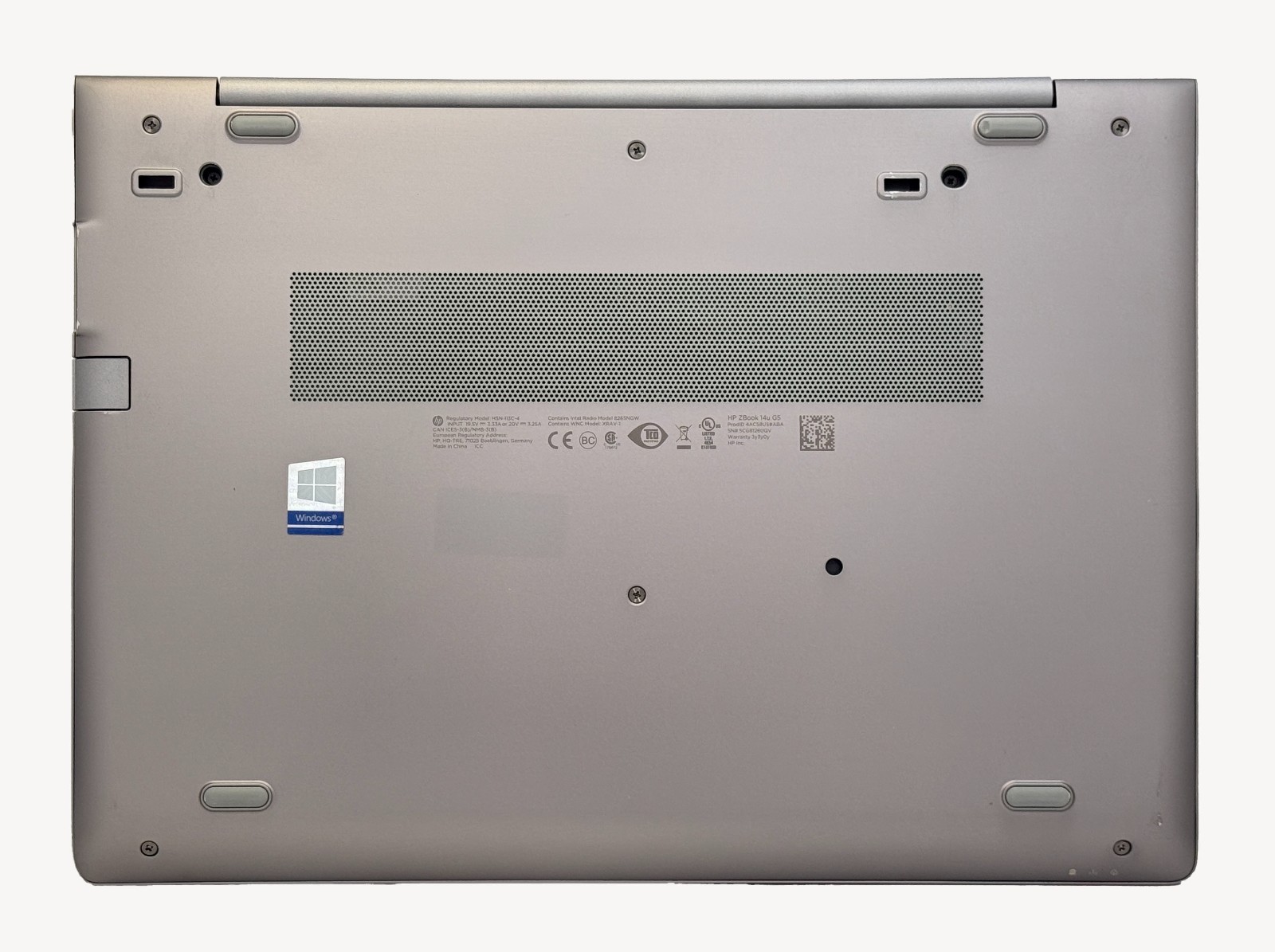 HP ZBook 14u G5 i5-7300u 2.6GHz 8GB RAM 128GB SSD – Windows 10