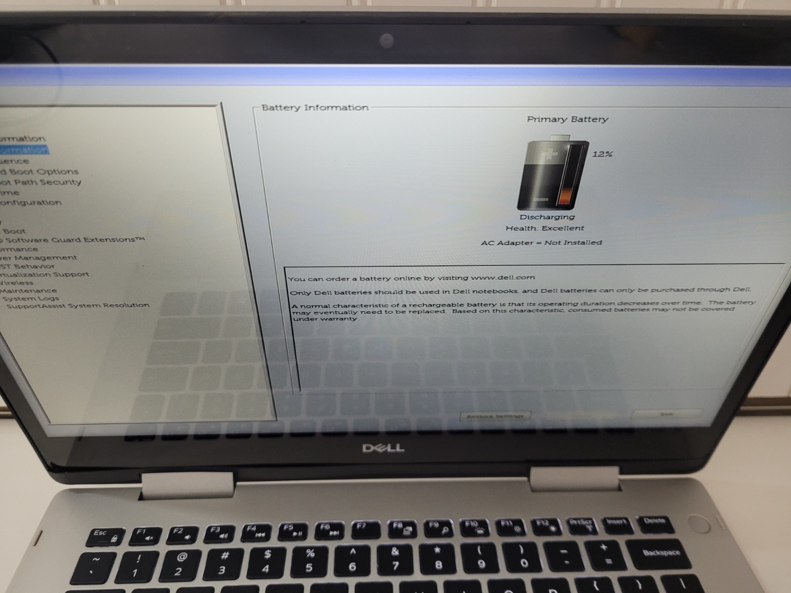 Dell Inspiron 5482 Intel Core i5-8265U 1.6Ghz 4GB Ram No SSD 14″ Laptop