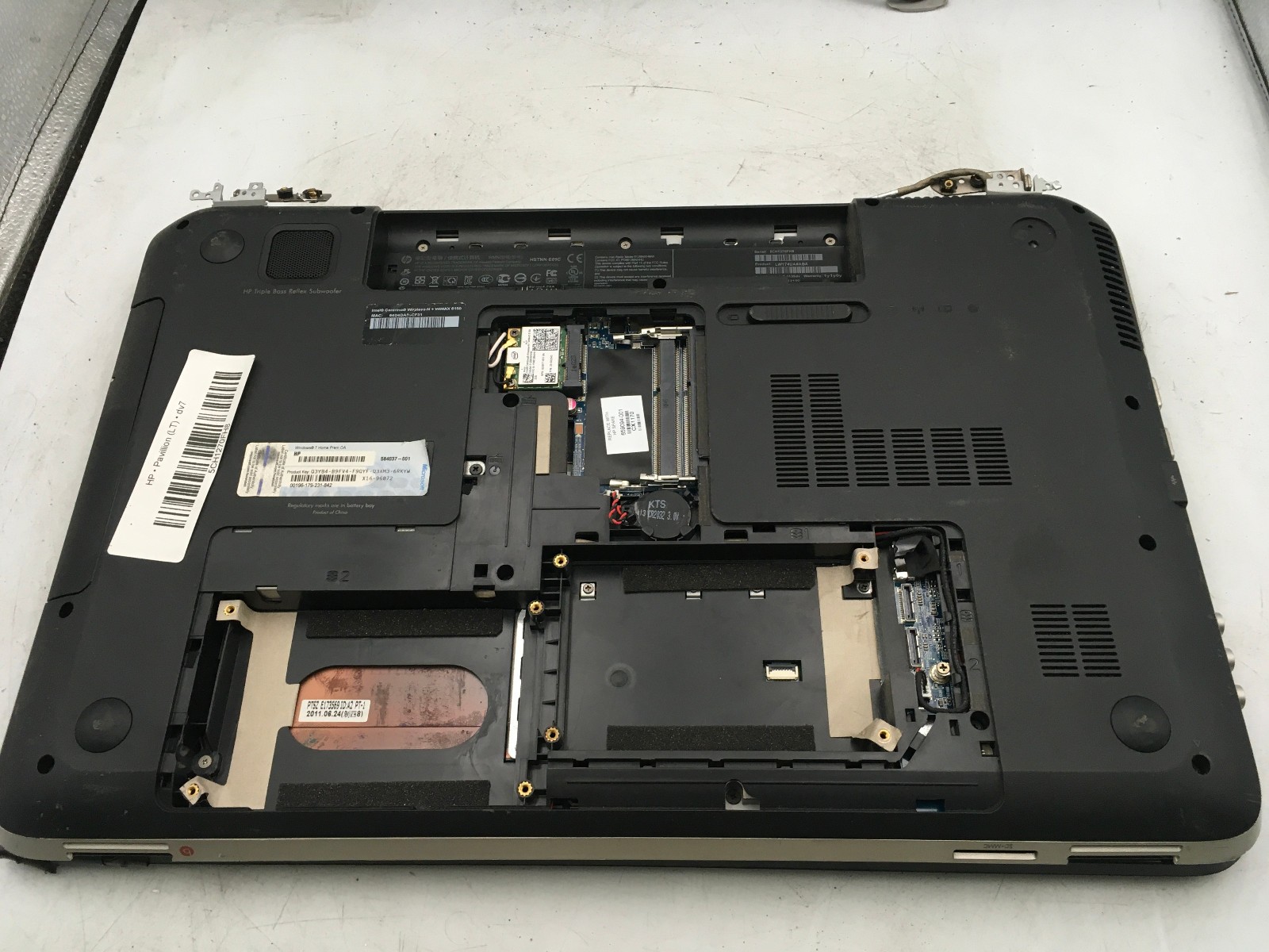 HP PAVILION DV7 6135D – FOR PARTS/REPAIR – INTEL I5 2410M – NO RAM -READ DESC-BB