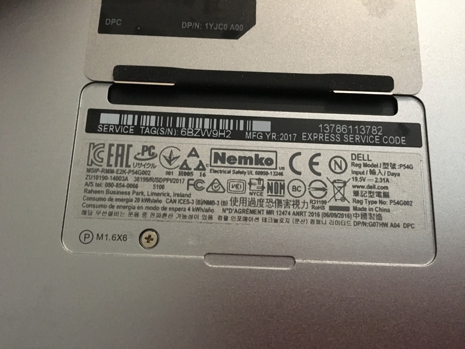 Dell XPS 13 Intel i5-7200U 2.5GHZ, 256GB NVMe, 8GB RAM, Win11 Office 2024