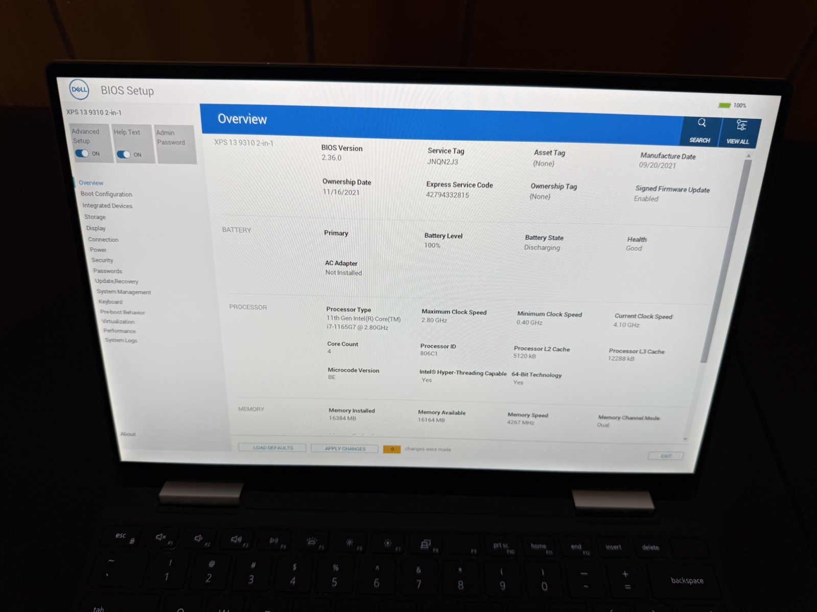 Dell XPS 13 9310 2-in1, i7-1270P, 16GB, 512GB, Win 11 Pro, Great, Touchscreen