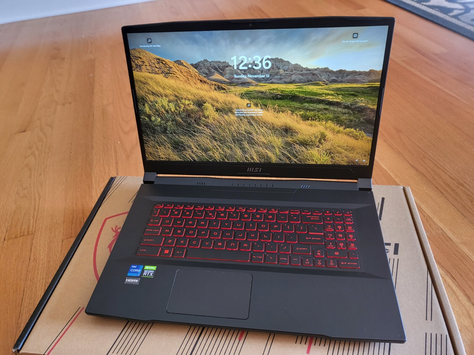 MSI Katana GF76 12UGS 17.3″/ i7-12700H/ RTX3070-Ti / 1TB SSD / 16GB DDR4