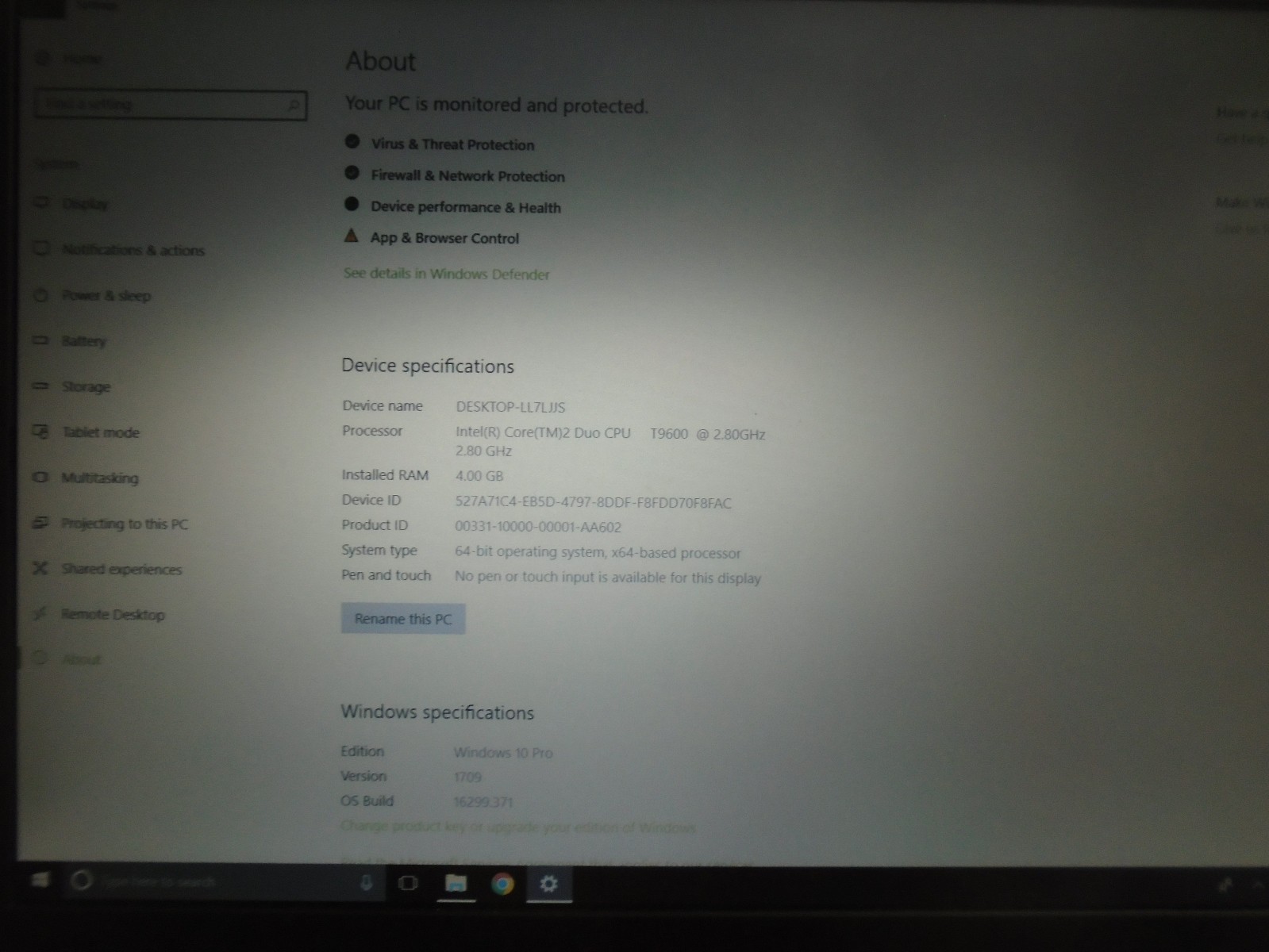 Lenovo Thinkpad W500 Laptop Intel Core 2 Duo T9600 120GB SSD ATI Win 10 Pro