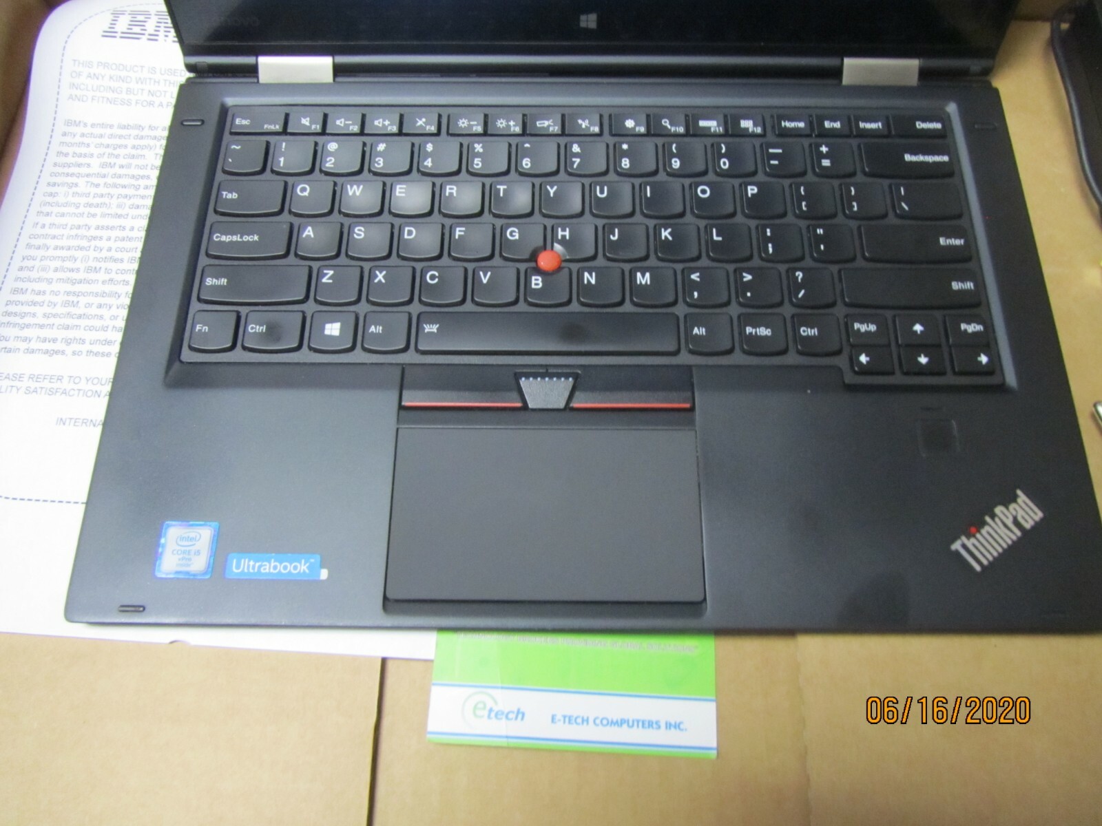 ThinkPad X1 Yoga i5-6300U 8GB RAM 512GB SSD, 14″ WQHD 2560×1440 Touch Screen PEN