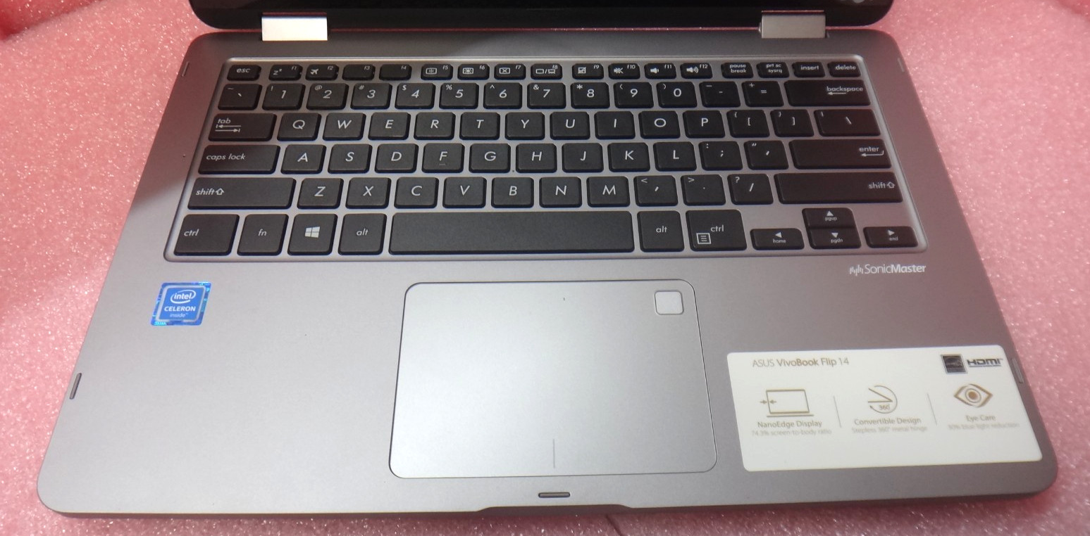 OEM Asus VivoBook TP401M Flip 14 2-in-1 HD Touchscreen Laptop 4GB/64GB Storage