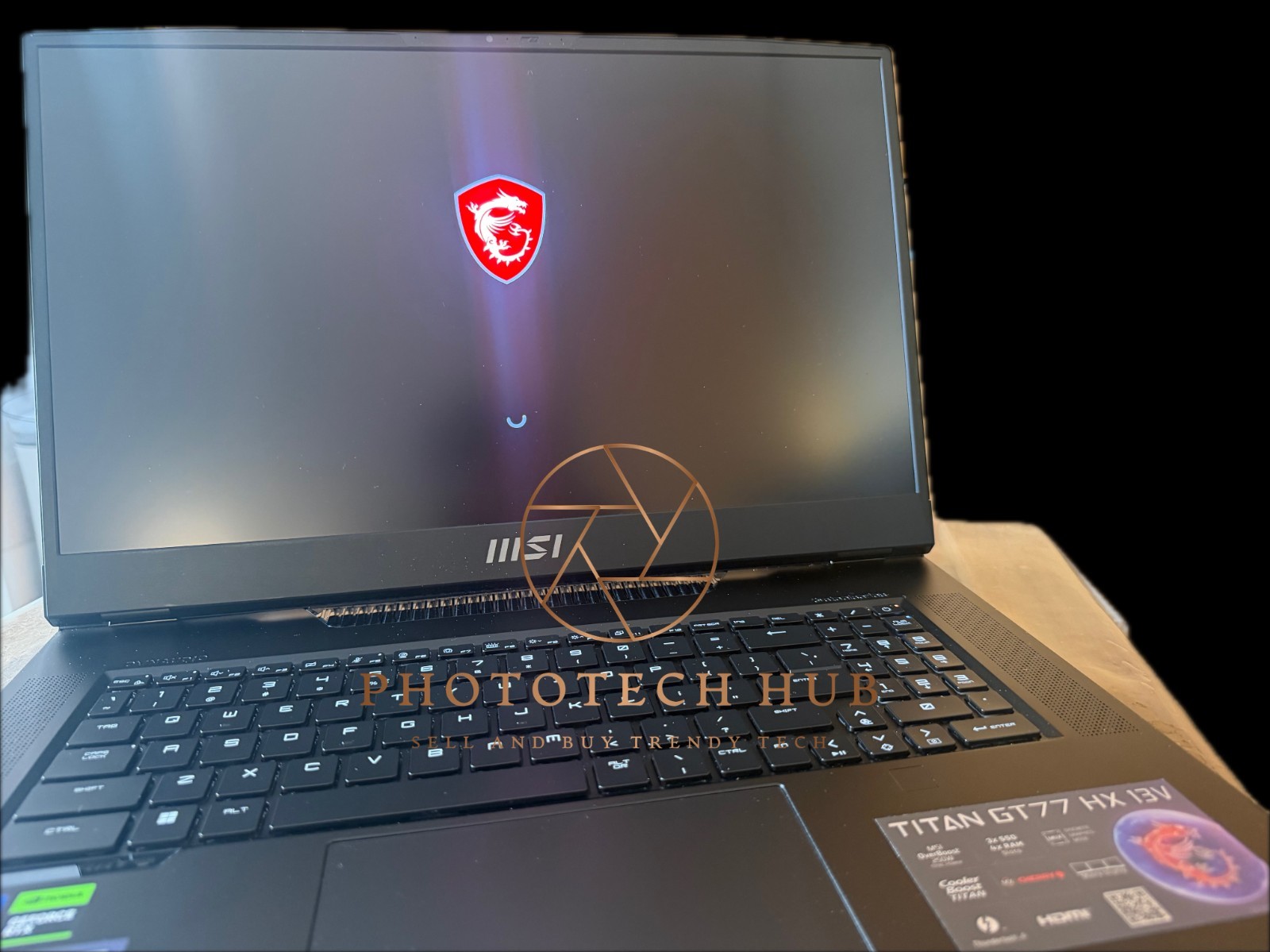 Gaming Editing Notebook MSI Titan GT77HX 13VI-042US RTX 4090 128GB RAM 4TB SSD