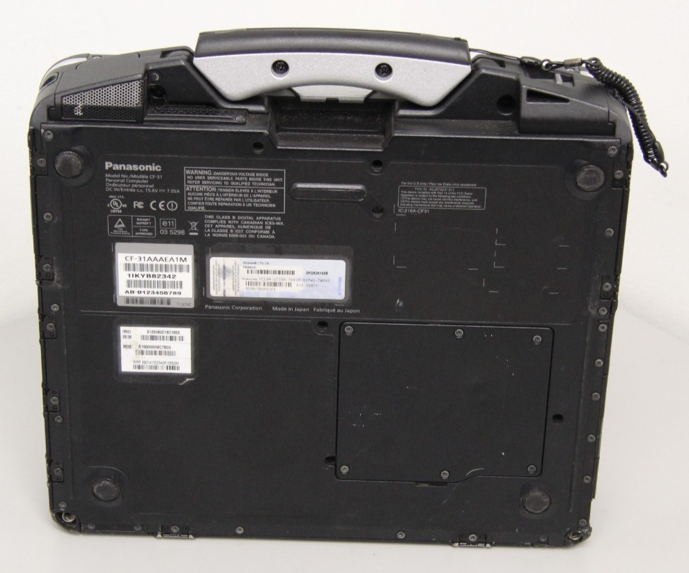 Panasonic CF-31 Toughbook 13″ Intel Core i5 CPU M 520 2.40GHz 2GB Ram No HDD