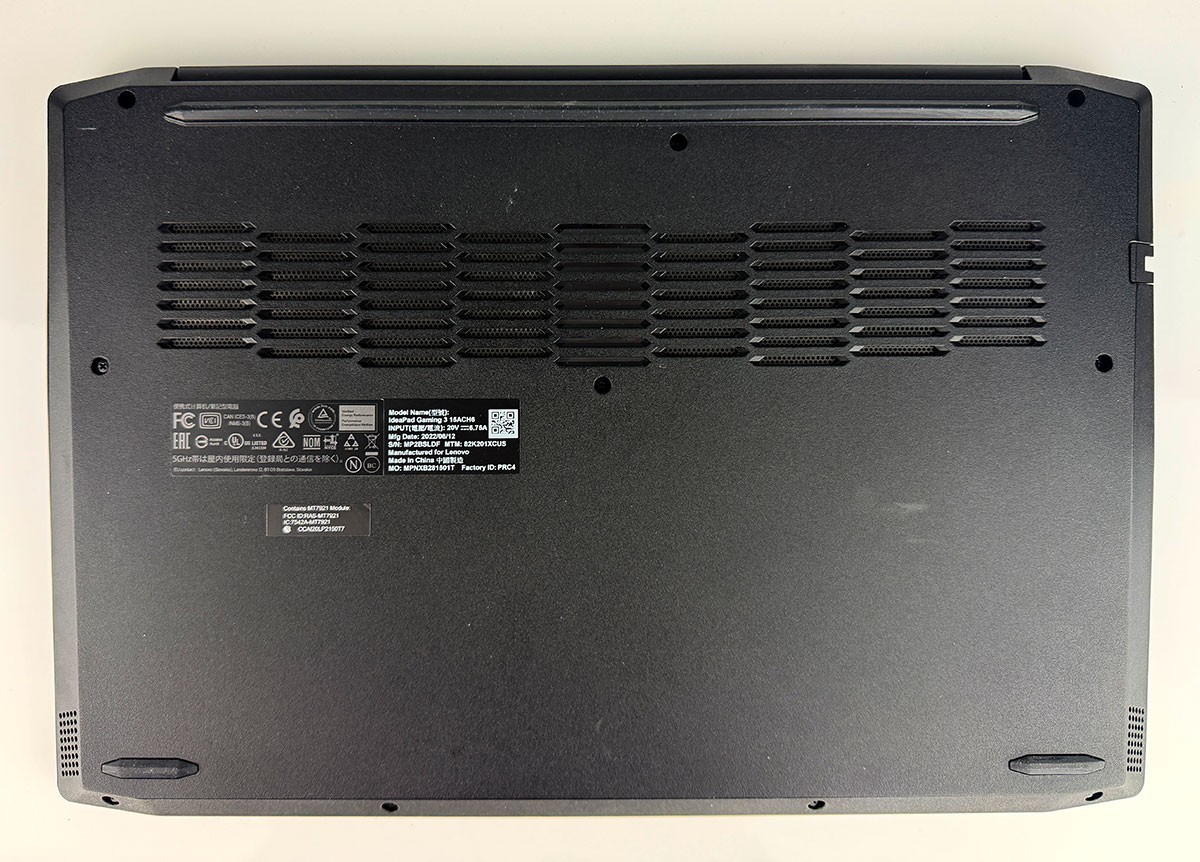 Lenovo IdeaPad 3, AMD Ryzen 5 5600H, RTX 3050 Ti Laptop, For Parts only