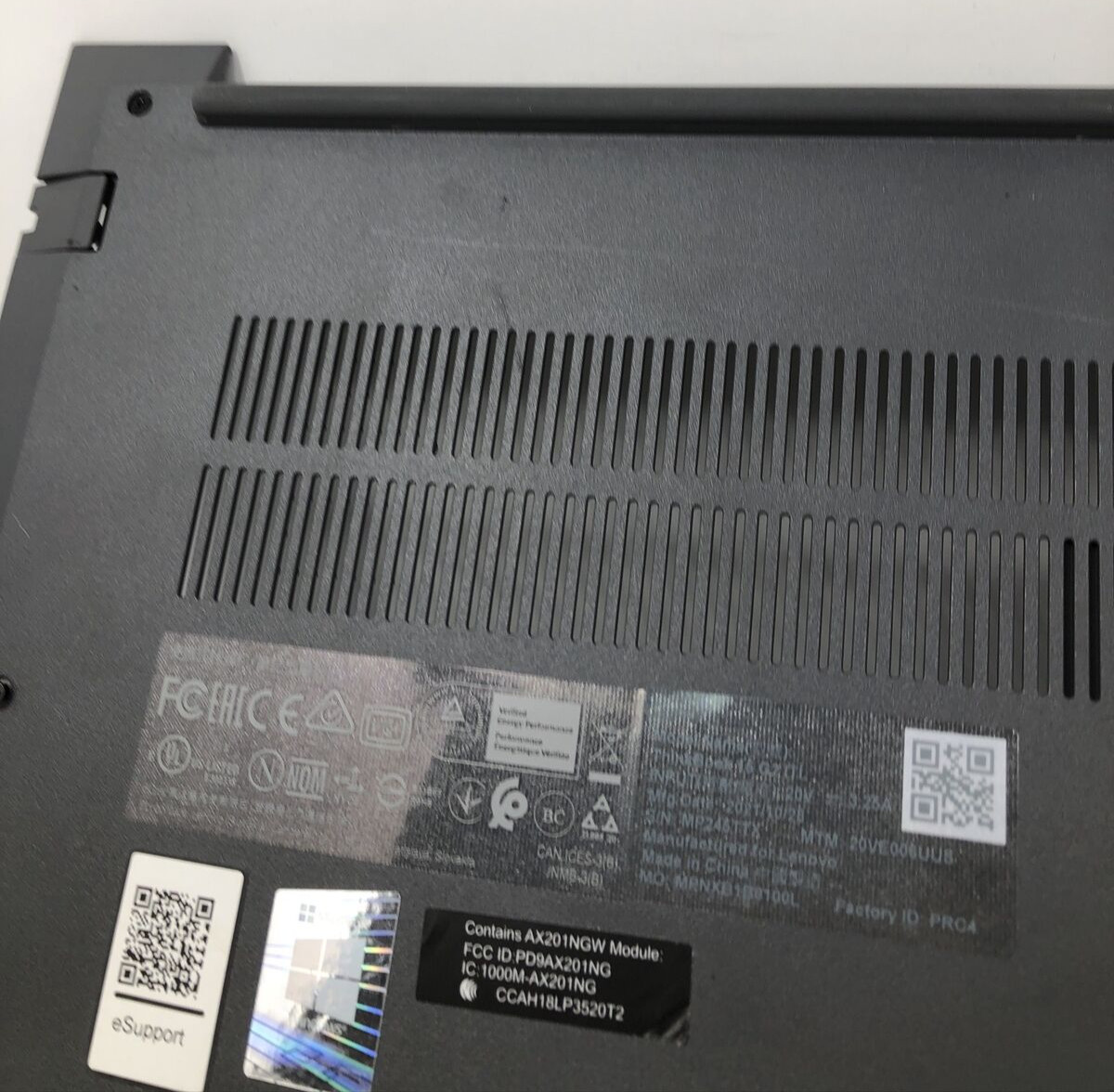 Lenovo ThinkBook 15 G2 ITL Bottom Cover – Top Cover Scratched