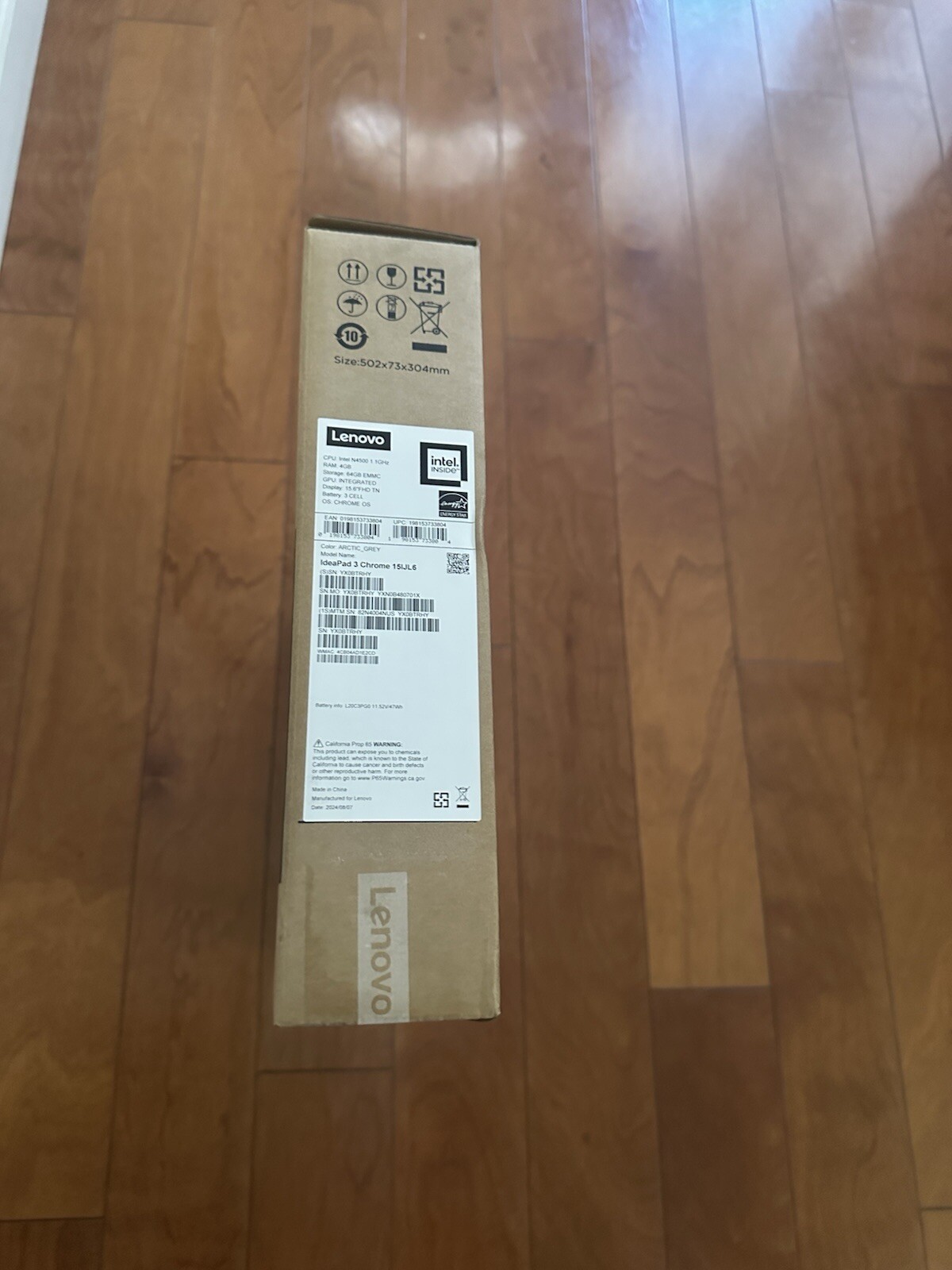 Lenovo IdeaPad 3i 15IJL6 15.6″ Intel Celeron N4500 4GB Ram 64GB eMMC Chrome OS