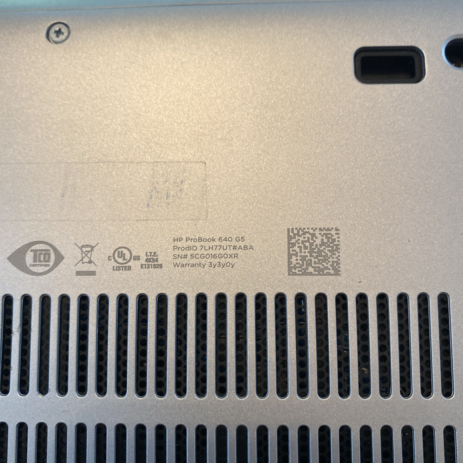 HP PROBOOK 640 G5 14″ Laptop i5-8365U 1.60Ghz 16GB 256GB SSD W11P TOUCH – READ