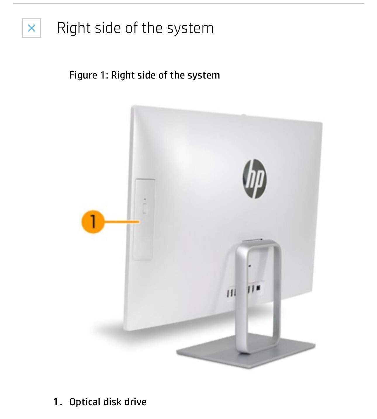 White HP Pavilion 27in All-in-One Barely Used