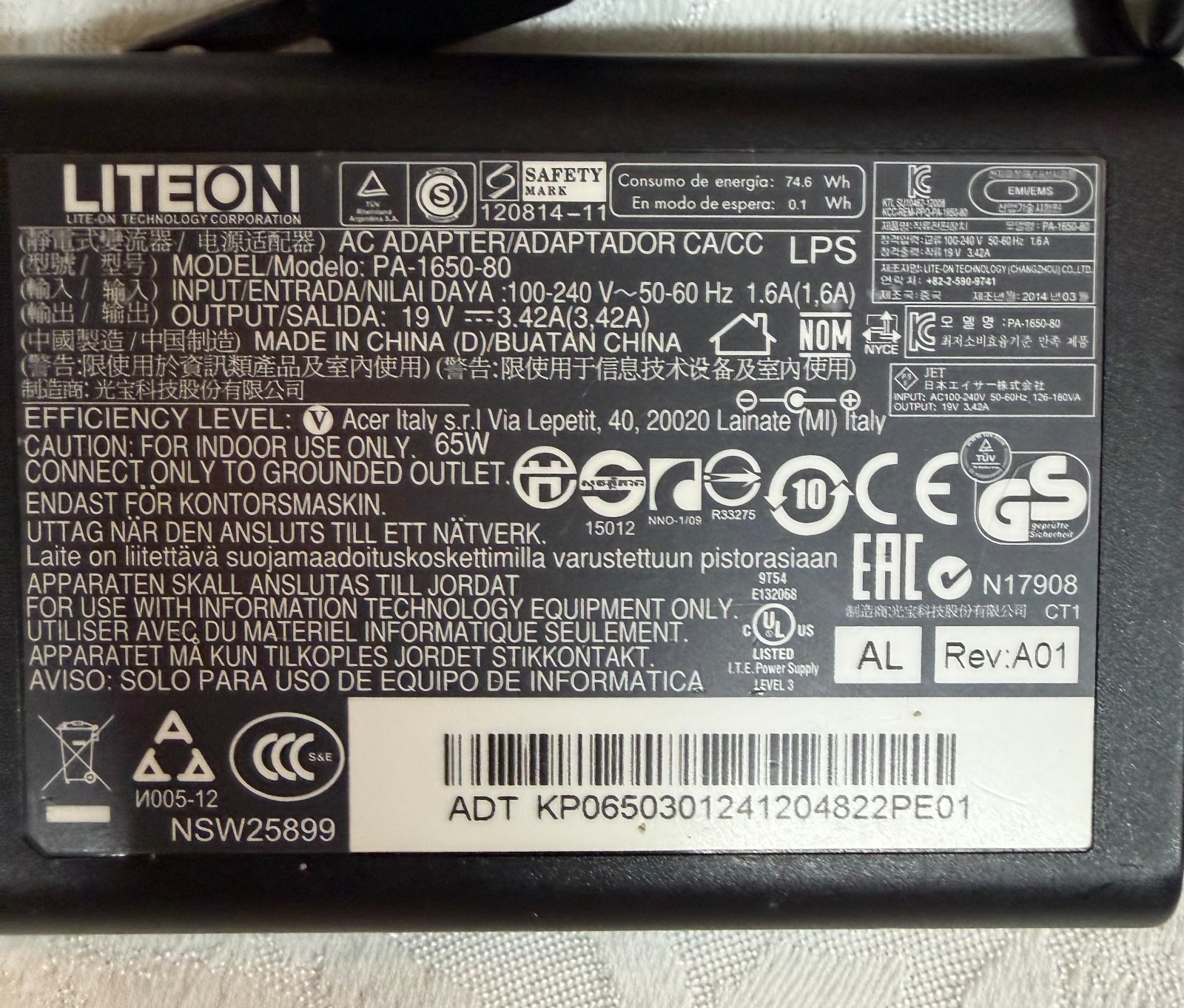 Acer Chromebook C720-2827 11.6″ Celeron 2955U 2GB RAM Charger Tested