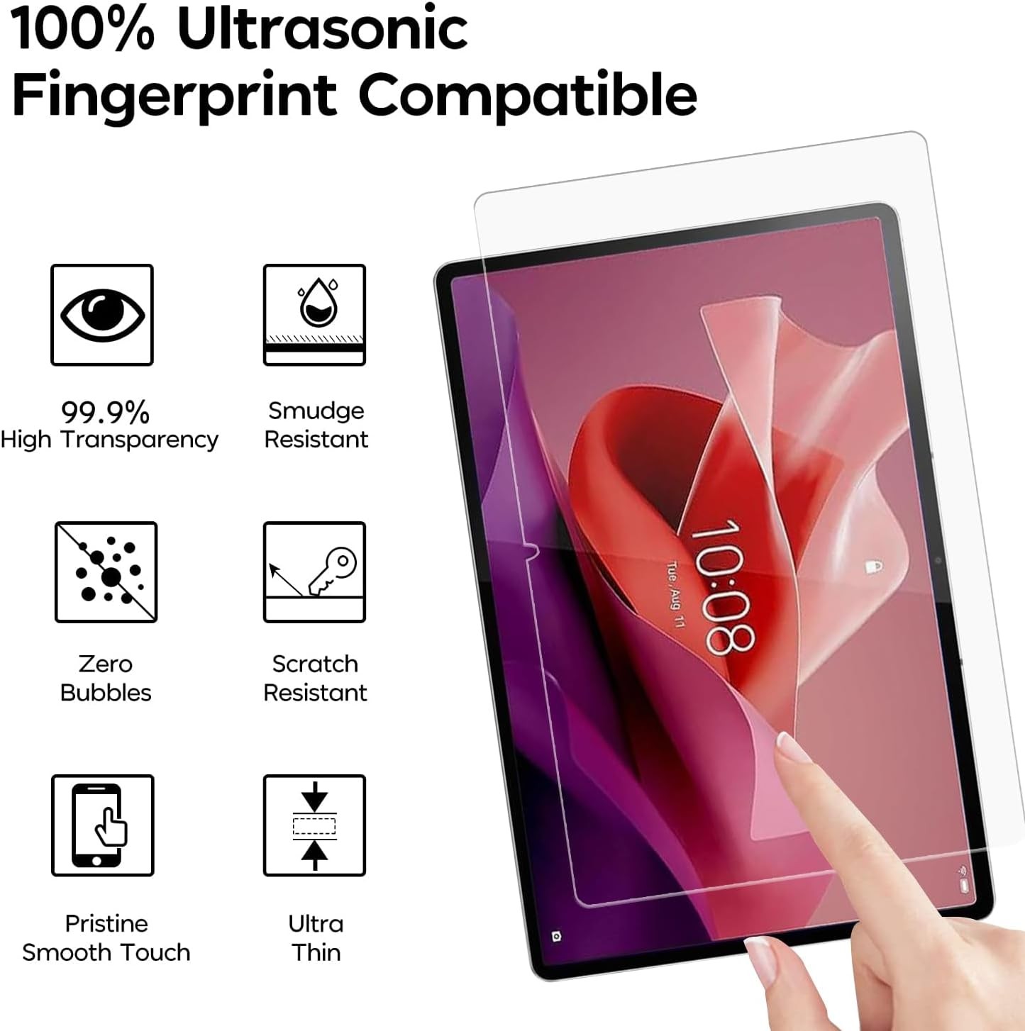2 Pack Tempered Glass Screen Protector For ASUS Chromebook Detachable CM3 10.5″
