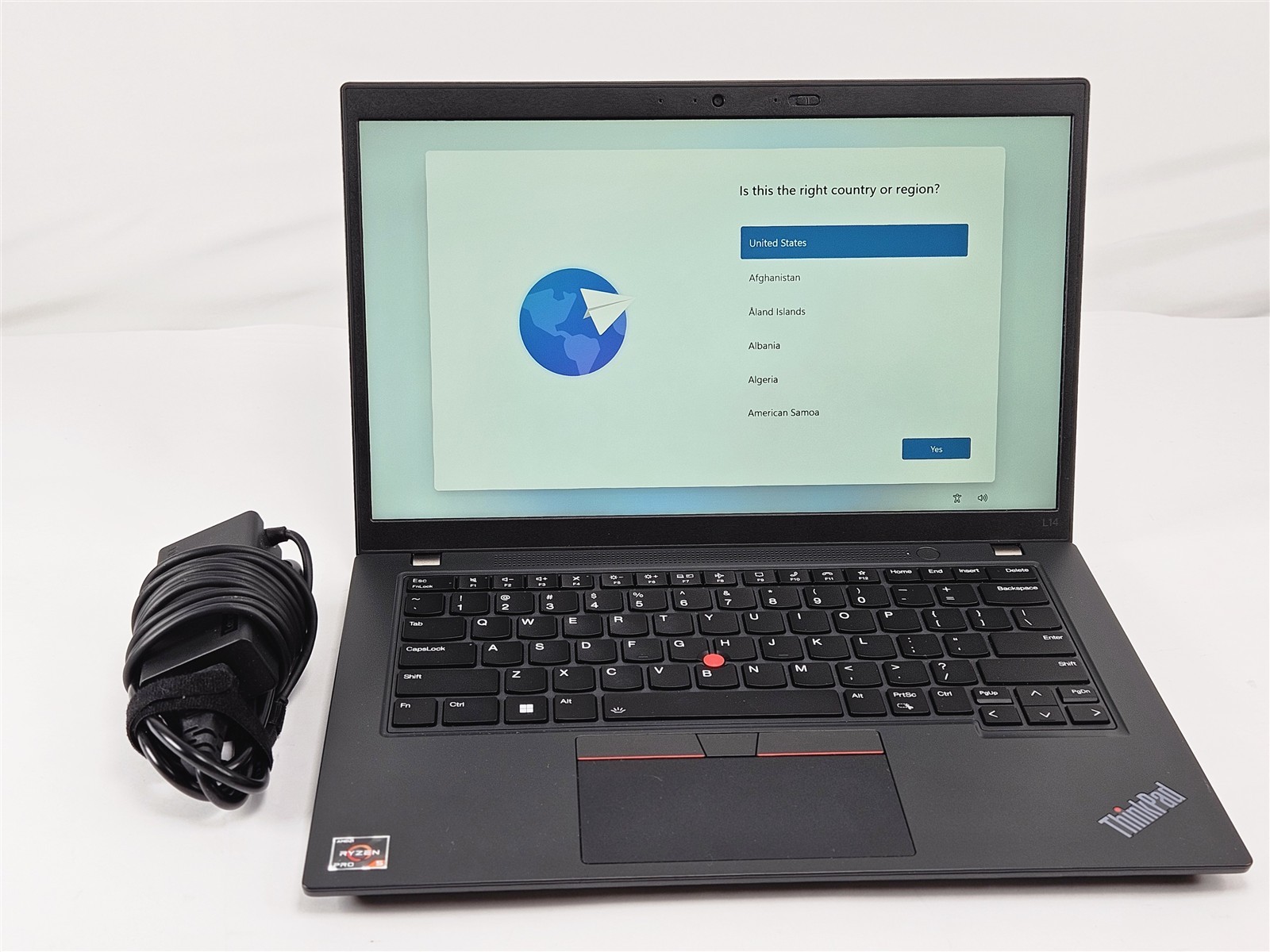 Lenovo ThinkPad L14 Gen 4 16GB 256GB SSD Ryzen 5 PRO 7530U Backlit KB Win11