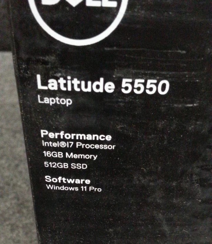DELL Latitude 5550 Laptop 15.6″ 512GB SSD Ultra 7 155U 16GB Win11 Pro VFR3R