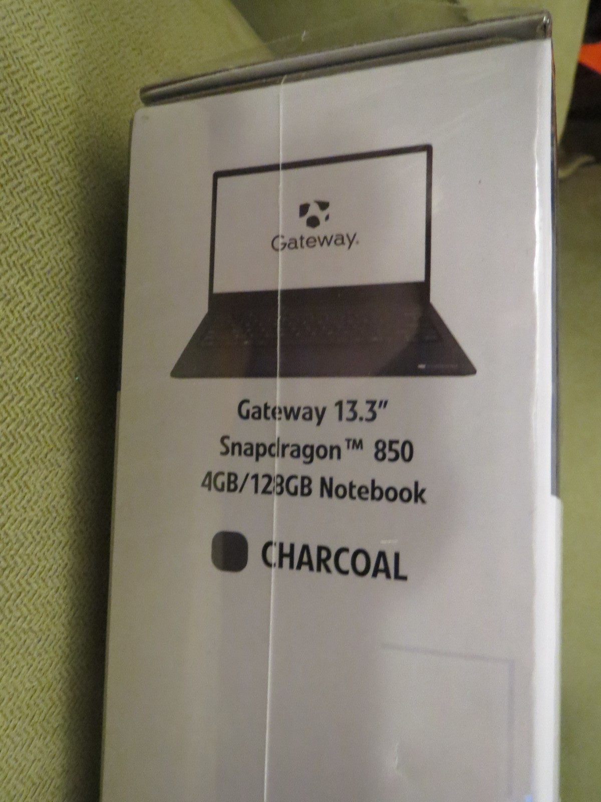 Gateway (Cow Theme) 13.3 inch Ultra Slim Notebook GWTN133-1BK, EMPTY BOX ONLY