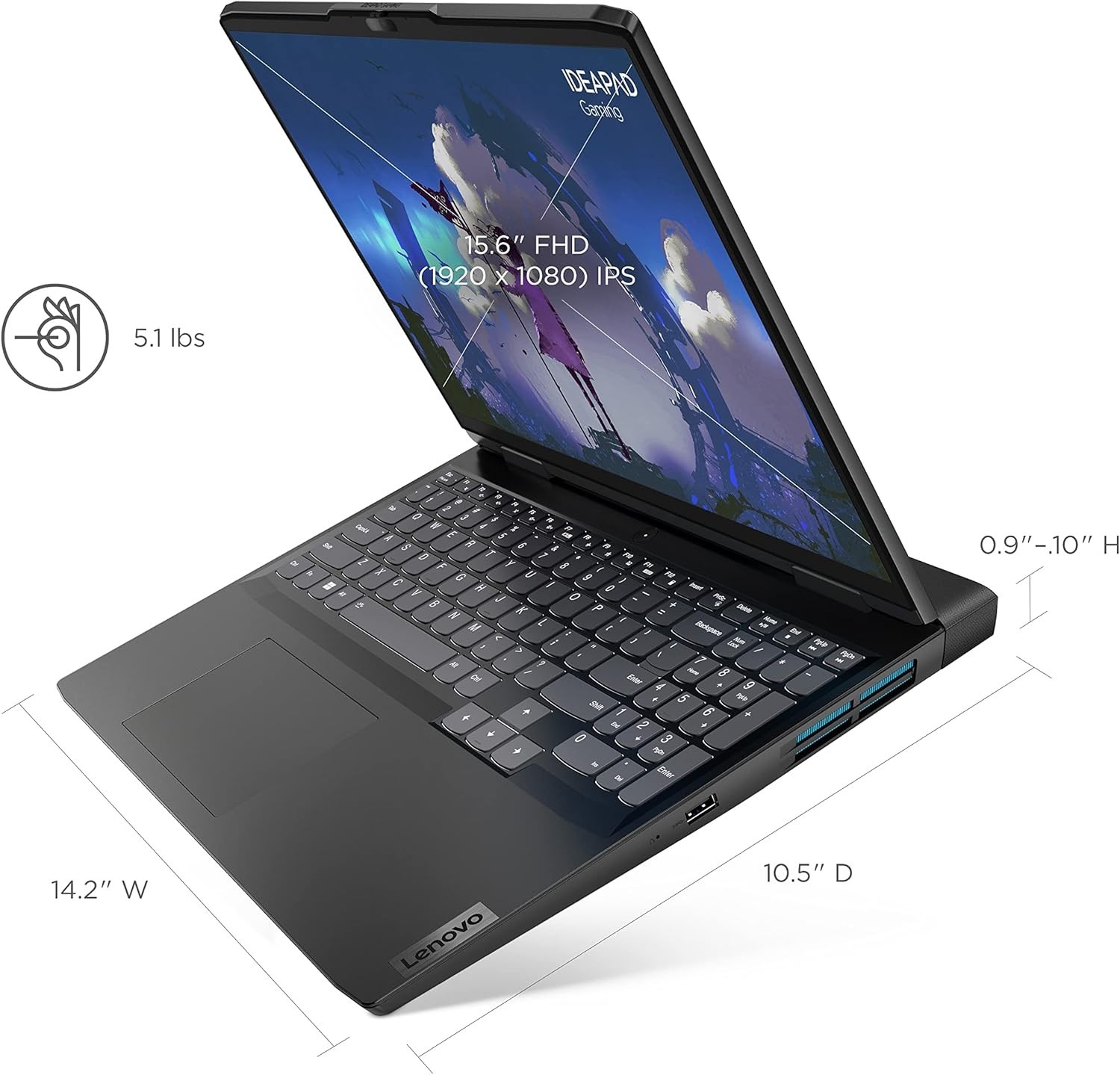 Lenovo IdeaPad Gaming 3 15.6″ FHD 120Hz i7-12700H 64GB RAM 1.5TB SSD 3050Ti W11